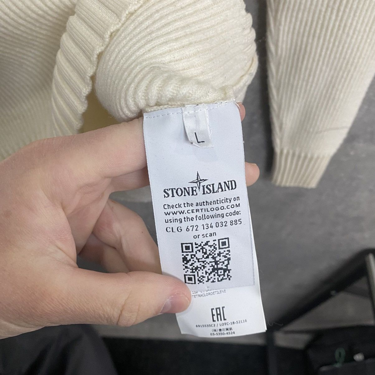 Stone Island Vintage Stone Island Turtleneck Wool Knit Sweater Size US L / EU 52-54 / 3 - 11 Thumbnail