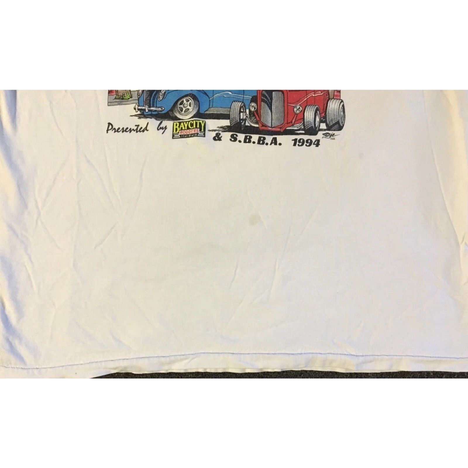 Vintage VINTAGE Seal Beach Car Show Shirt M White 90s Distressed Grunge Car Theme Mens Size US M / EU 48-50 / 2 - 4 Thumbnail
