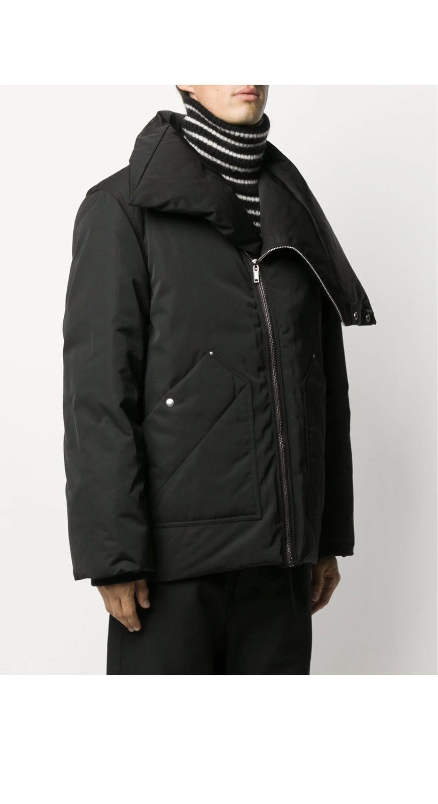 Rick Owens Rick Owens Mountain Duvet Asymmetric Padded Jacket Size US M / EU 48-50 / 2 - 2 Thumbnail