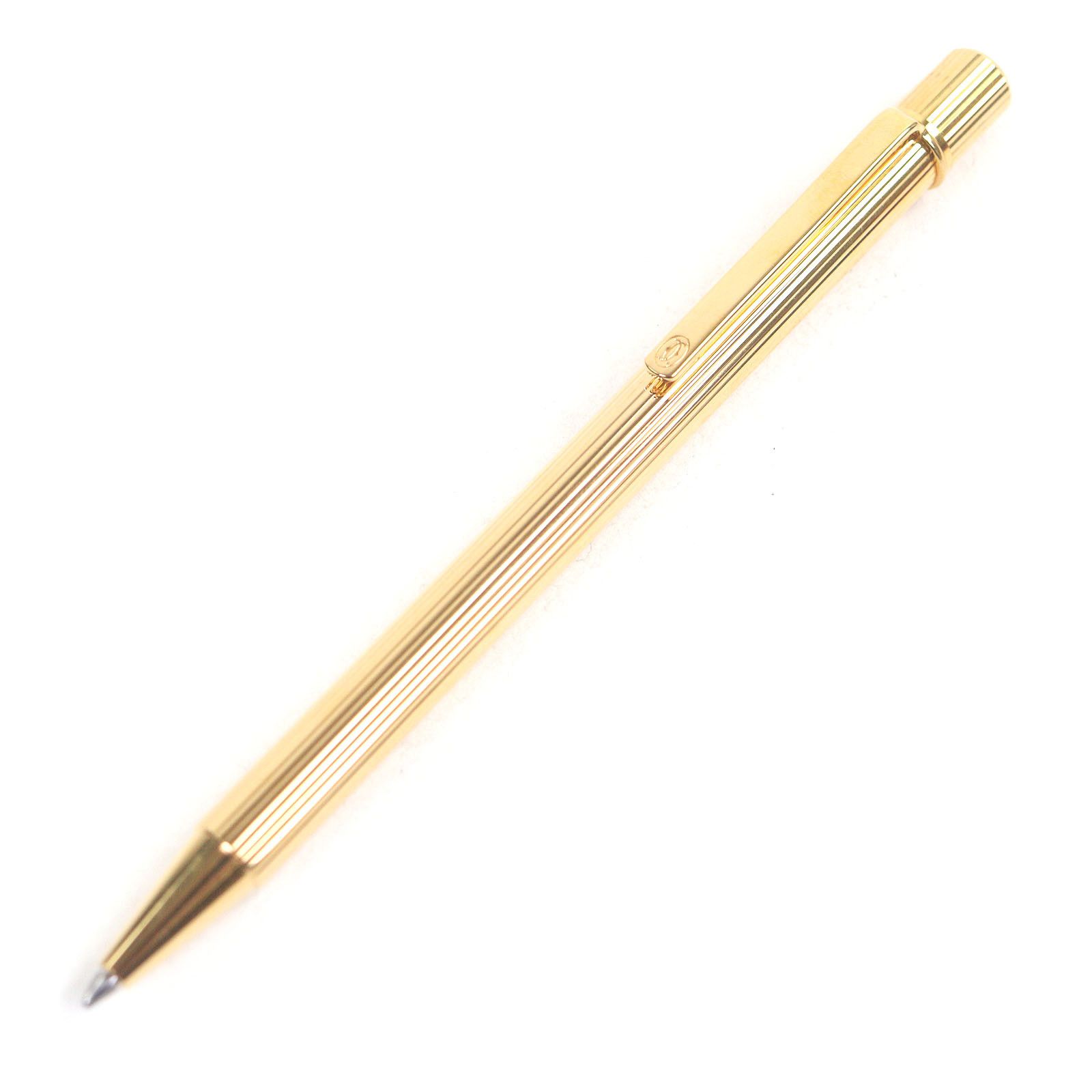 Cartier Cartier Cartier Must de Cartier Stripe Ballpoint Pen Metal Pen DUTY FREE for USA Size ONE SIZE - 1 Thumbnail