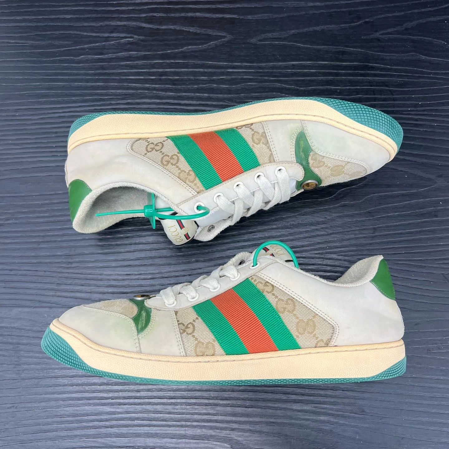 Gucci Gucci Rhyton Distressed Gray Green Size 9 (43) Size US 10 / EU 43 - 2 Thumbnail