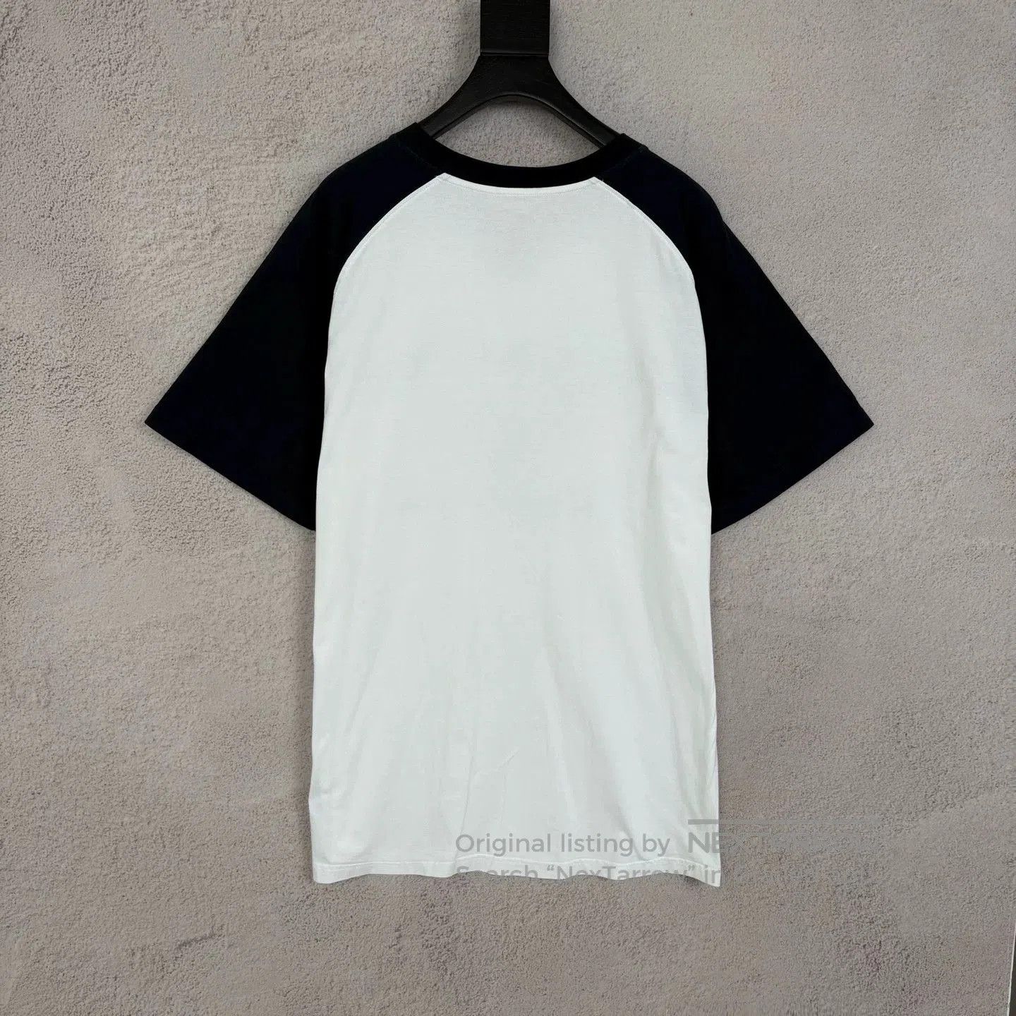 Dior Dior White Black Raglan Sleeve Embroidered Logo Tee. Size US XL / EU 56 / 4 - 2 Thumbnail