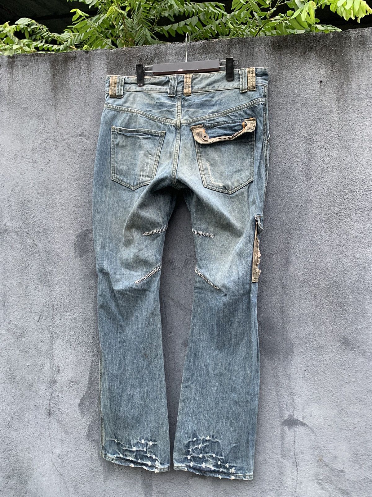Vintage 👹VINTAGE FOUR SEASON DISTRESSED BAGGY JEANS Size US 34 / EU 50 - 13 Thumbnail