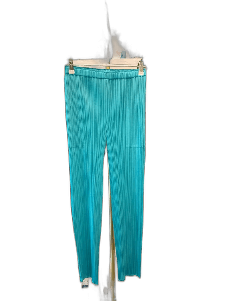 Issey Miyake Issey Miyake Mint Green Straight Pants Size 23" - 1 Thumbnail