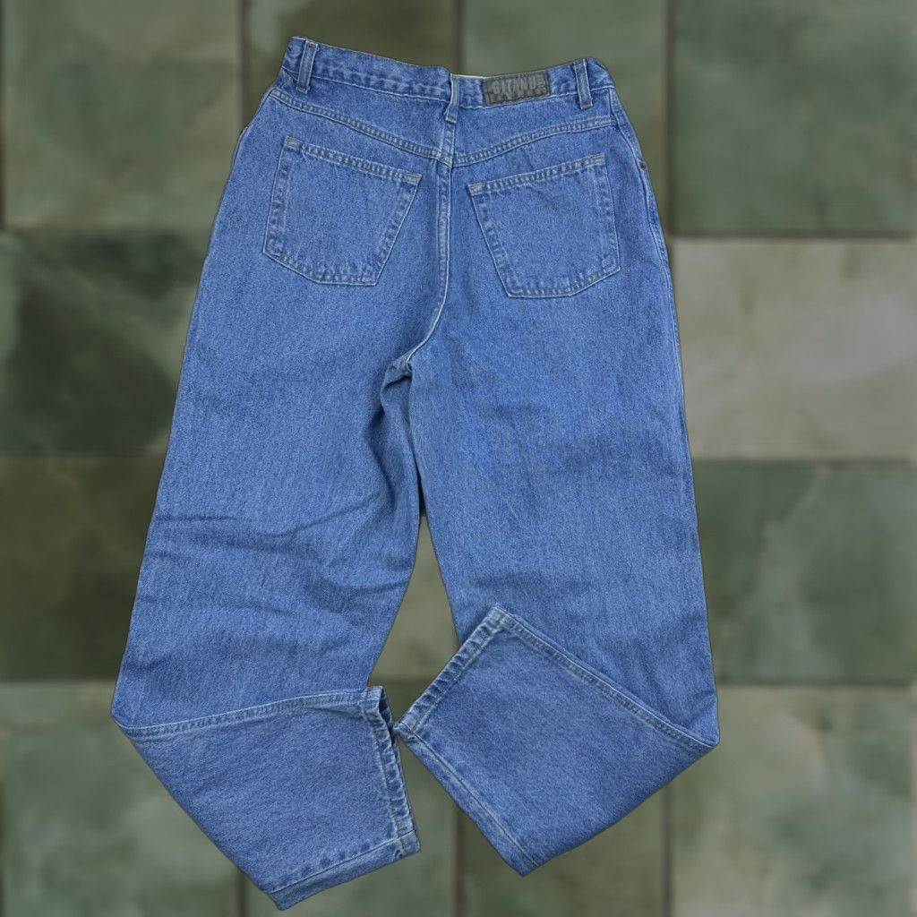 Vintage VINTAGE Gitano Jeans Womens 14 Petite Blue Mom Jeans High Waist 90s Grunge Y2K Jeans Womens 14 Petite Blue 90s Mom Gitano Size 36" / US 14 / IT 50 - 1 Thumbnail