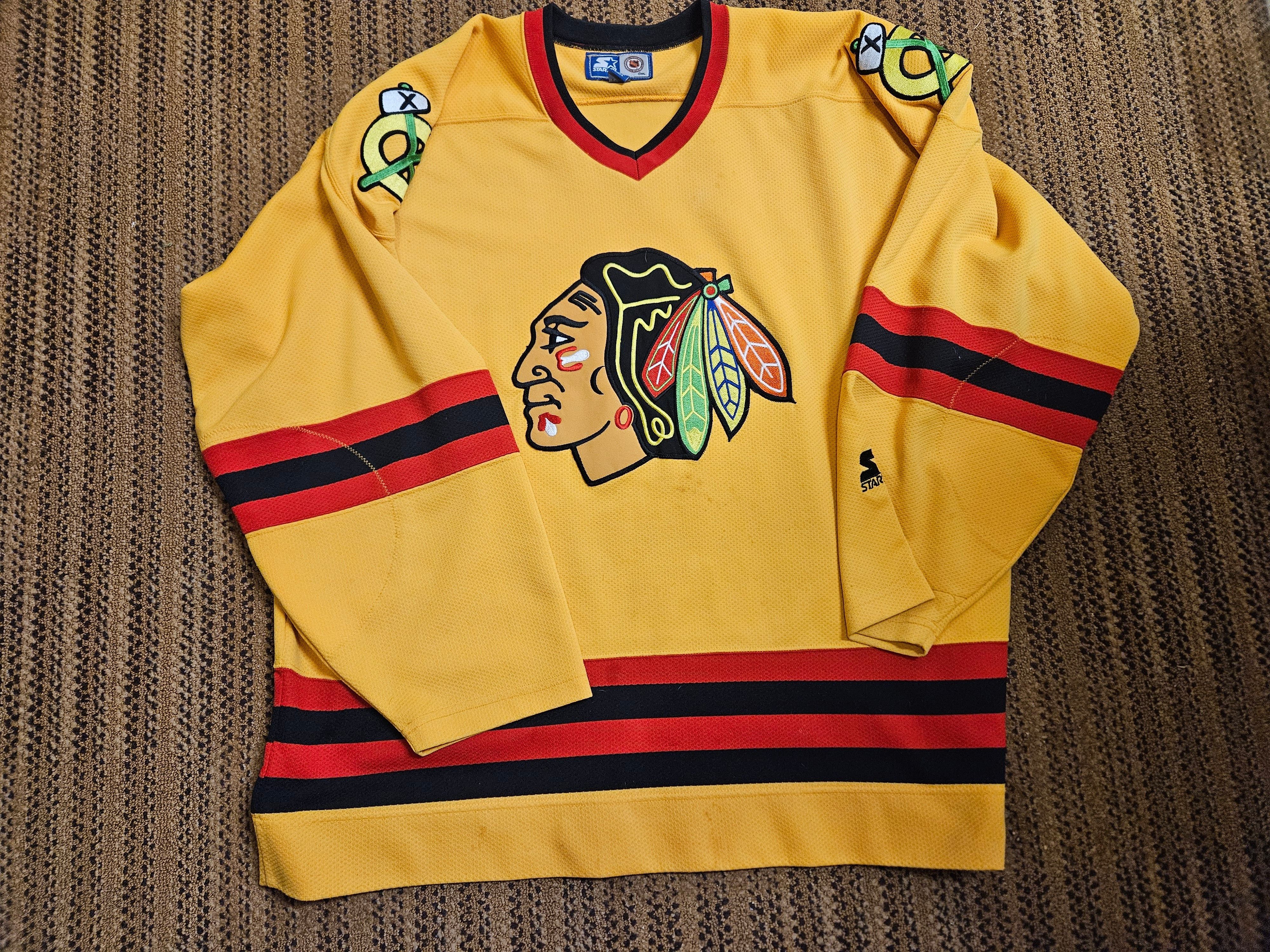 NHL Black Hawks Size US L / EU 52-54 / 3 - 1 Thumbnail