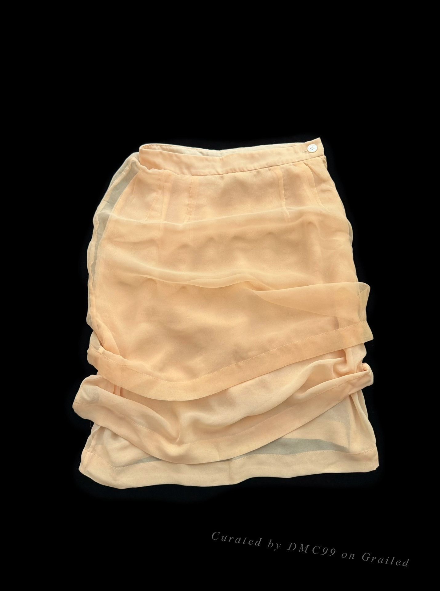 Comme des Garcons Comme des Garçons 1990 Trio Chiffon Skirt Size 30" / US 8 / IT 44 - 1 Thumbnail