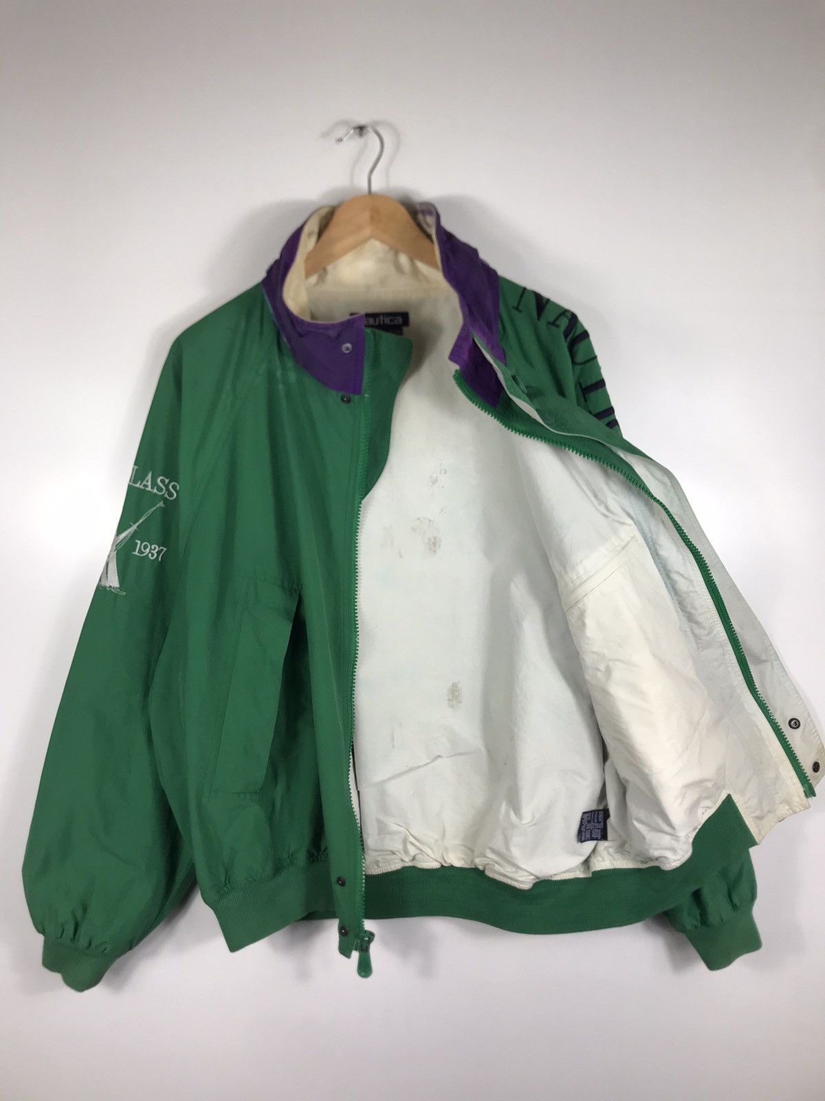 Nautica ⚡️Vintage Nautica Challange Windbreaker Jacket Size US XL / EU 56 / 4 - 10 Thumbnail