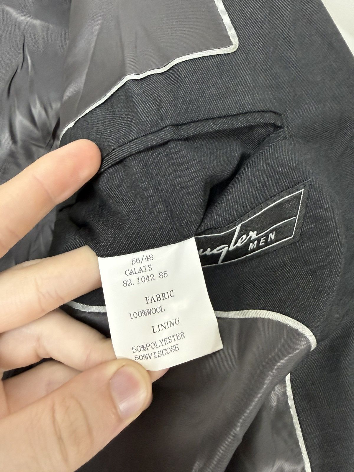 Thierry Mugler Thierry Mugler Vintage Blazer Size 46R - 8 Thumbnail
