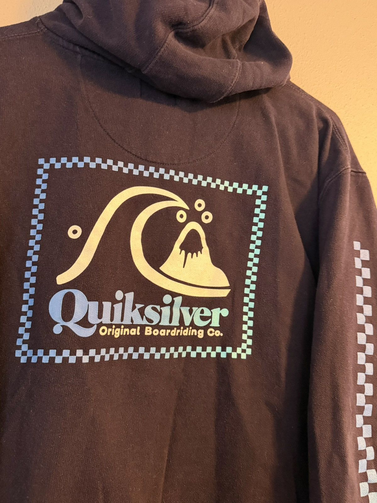 Quiksilver vtg 90s y2k quiksilver double sided hoodie w/ sleeve hit Size US L / EU 52-54 / 3 - 4 Thumbnail