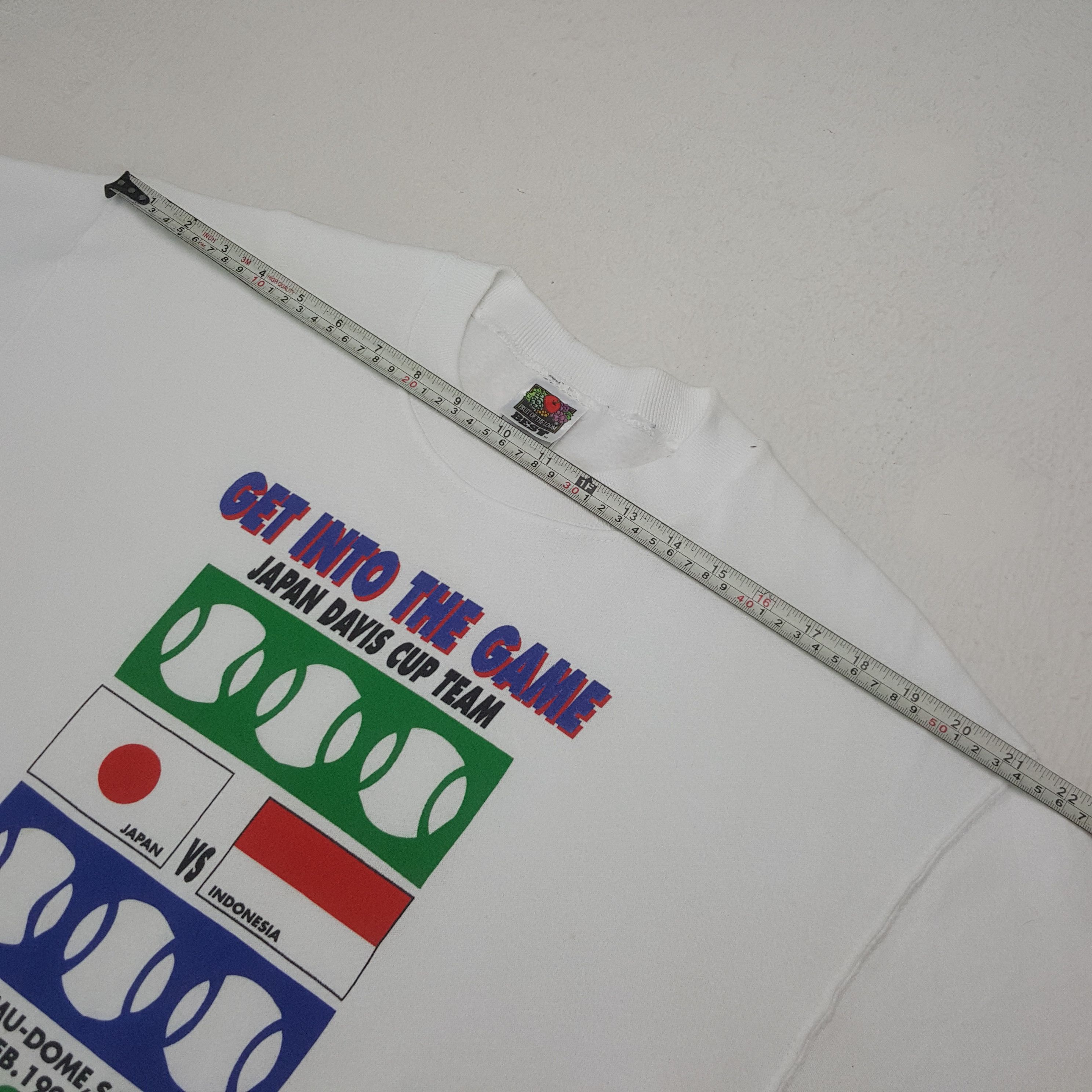 Fruit Of The Loom × Vintage Vintage Get Into The Game Davis Cup Sweatshirt Size US M / EU 48-50 / 2 - 6 Thumbnail