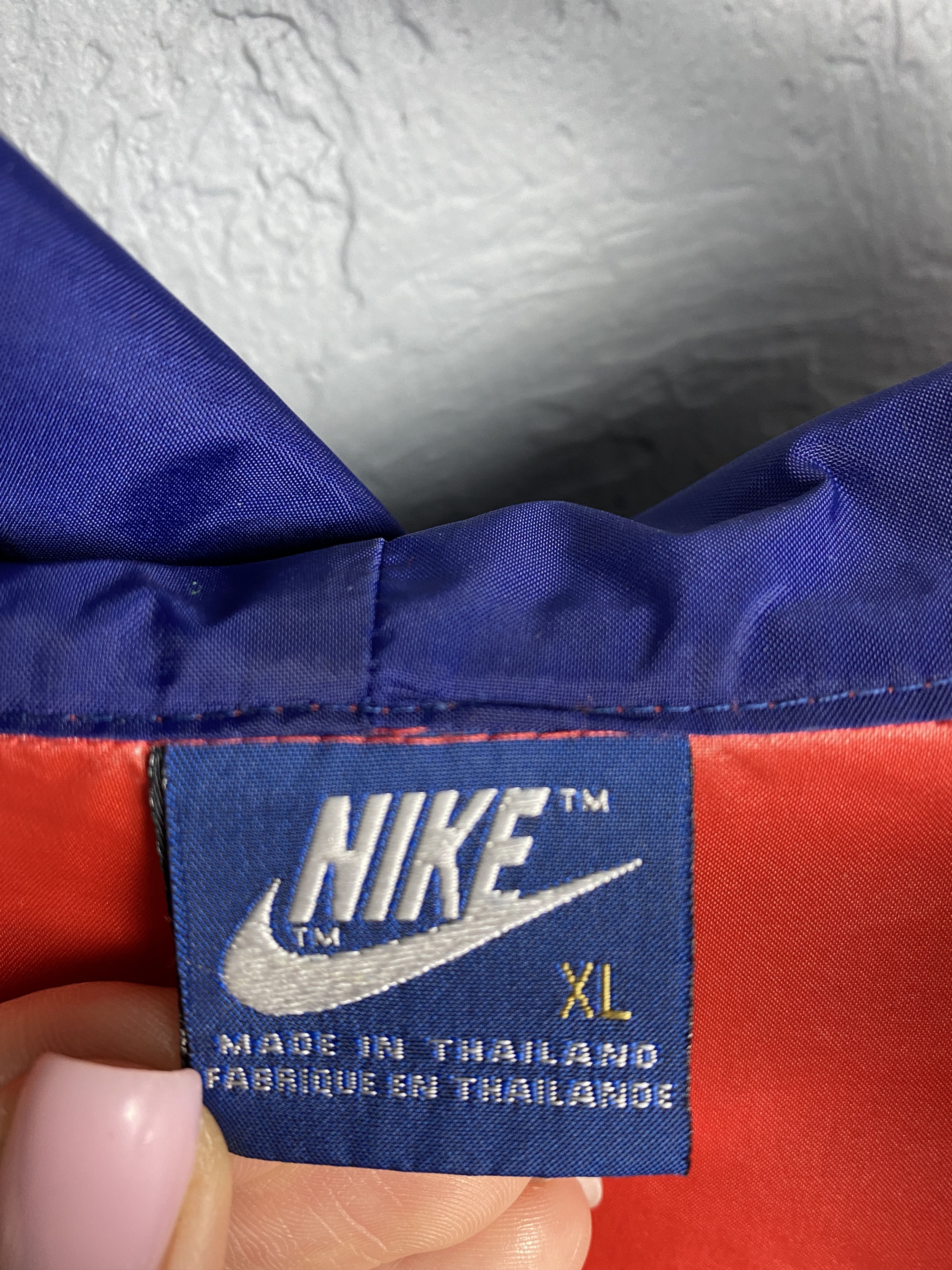 Nike Nike 90s Vintage Windbreaker Jacket Swoosh Nylon Drill Size US XL / EU 56 / 4 - 5 Thumbnail