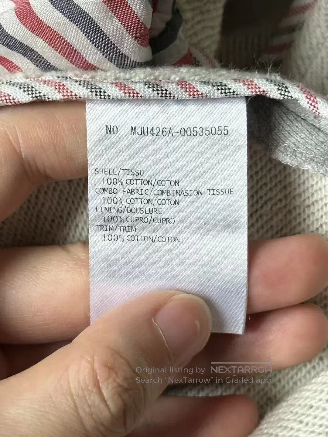Thom Browne Thom Browne Grey Sleeve Patch Blazer| Size 40S - 4 Thumbnail