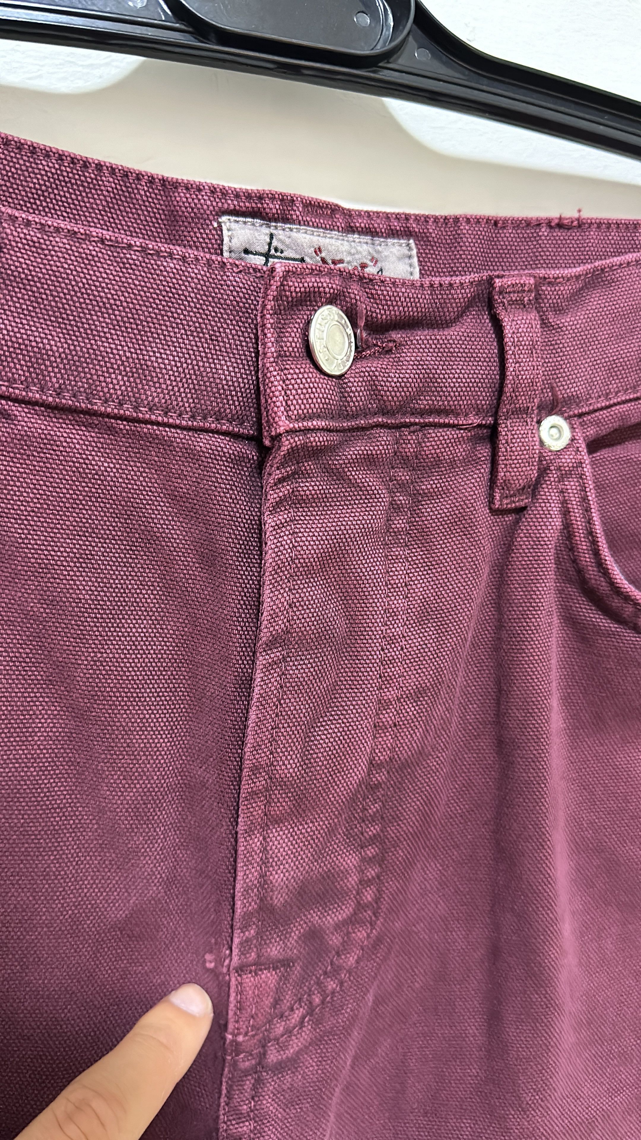 Stussy Stussy Big Ol Jean Wine Size 30 Size US 30 / EU 46 - 4 Thumbnail