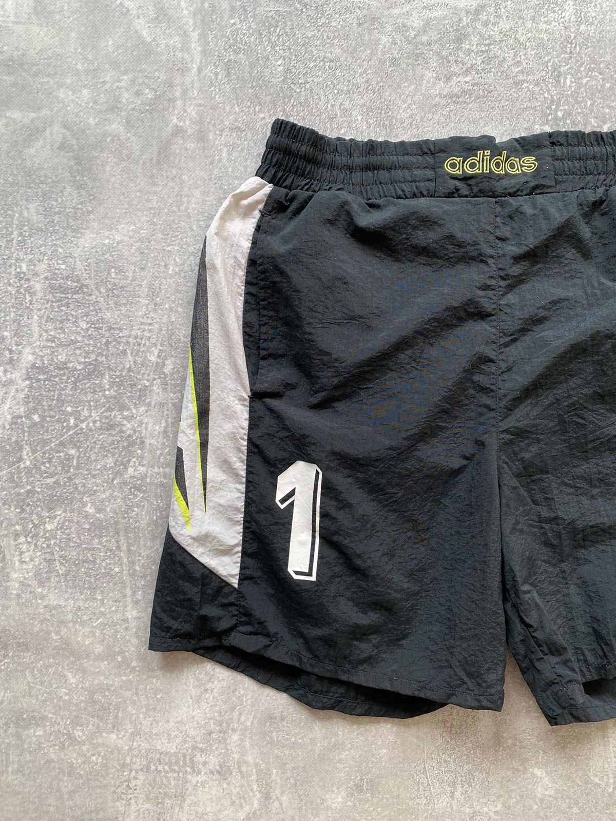 Adidas × Vintage Rare Vintage Adidas Nylon Shorts Size US 32 / EU 48 - 2 Thumbnail