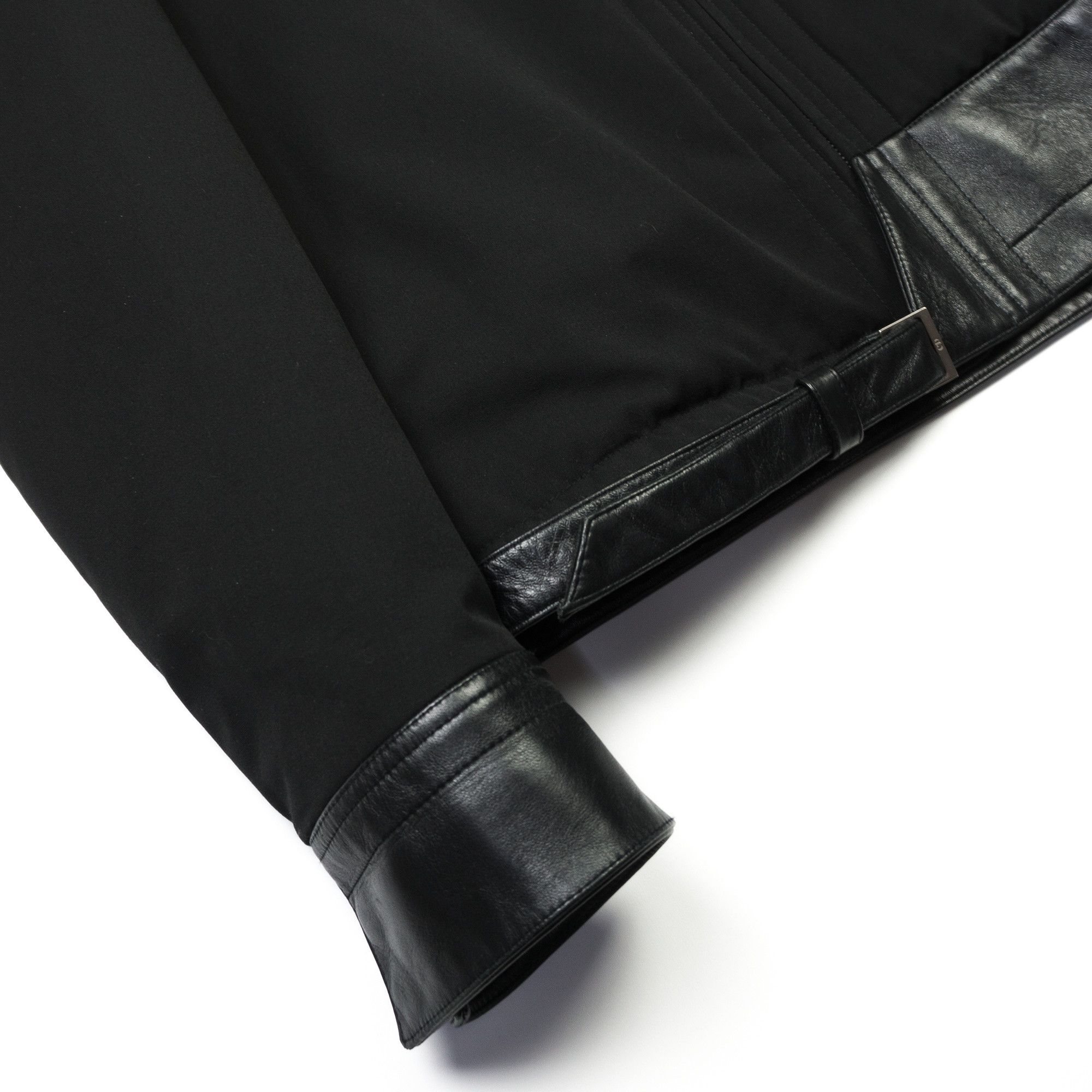 Dior × Hedi Slimane Dior Homme AW02 "Reflexion" Leather Detail Jacket Size US M / EU 48-50 / 2 - 7 Thumbnail