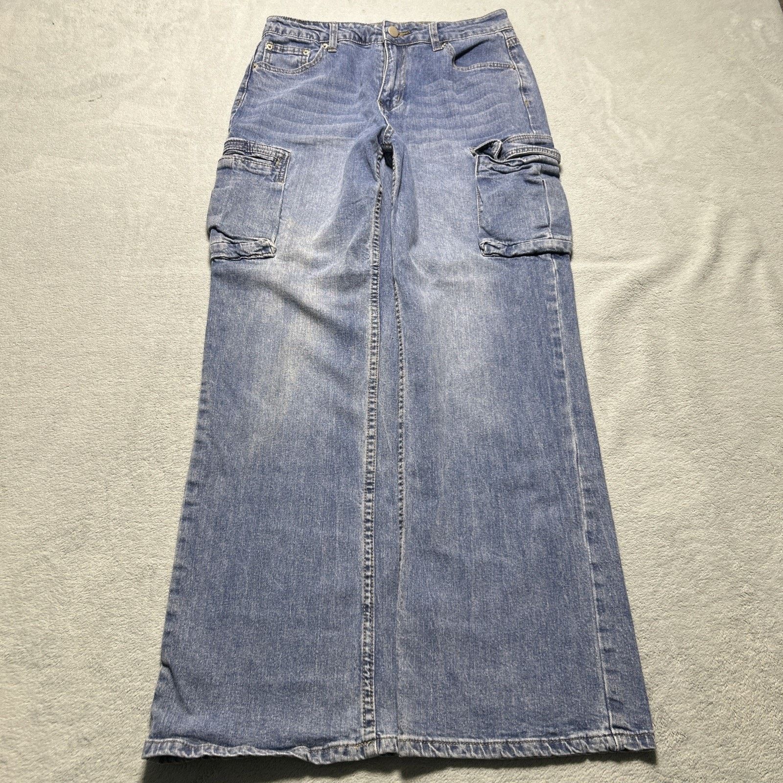 Gloria Vanderbilt Beyond Baggy Cargo Pants Women 6 29x29 Wide Hamilton Stretch Size 28" / US 6 / IT 42 - 5 Thumbnail