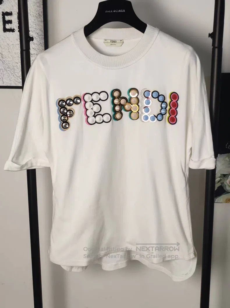 Fendi Heavyweight Knit Short Sleeve Shirt