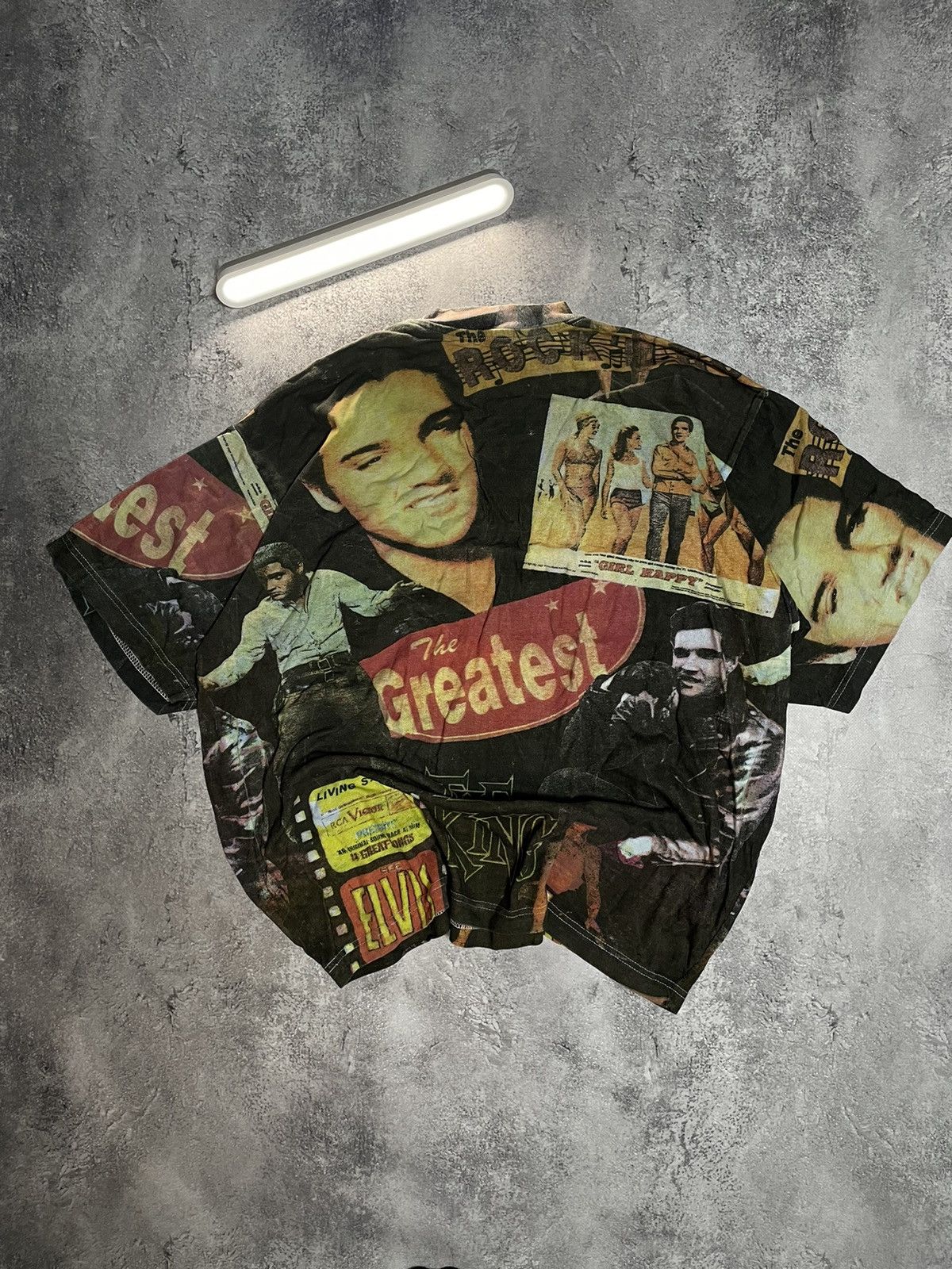 Band Tees Vtg The Smiths x Elvis Presley AOP Band Tee M Size US L / EU 52-54 / 3 - 9 Thumbnail