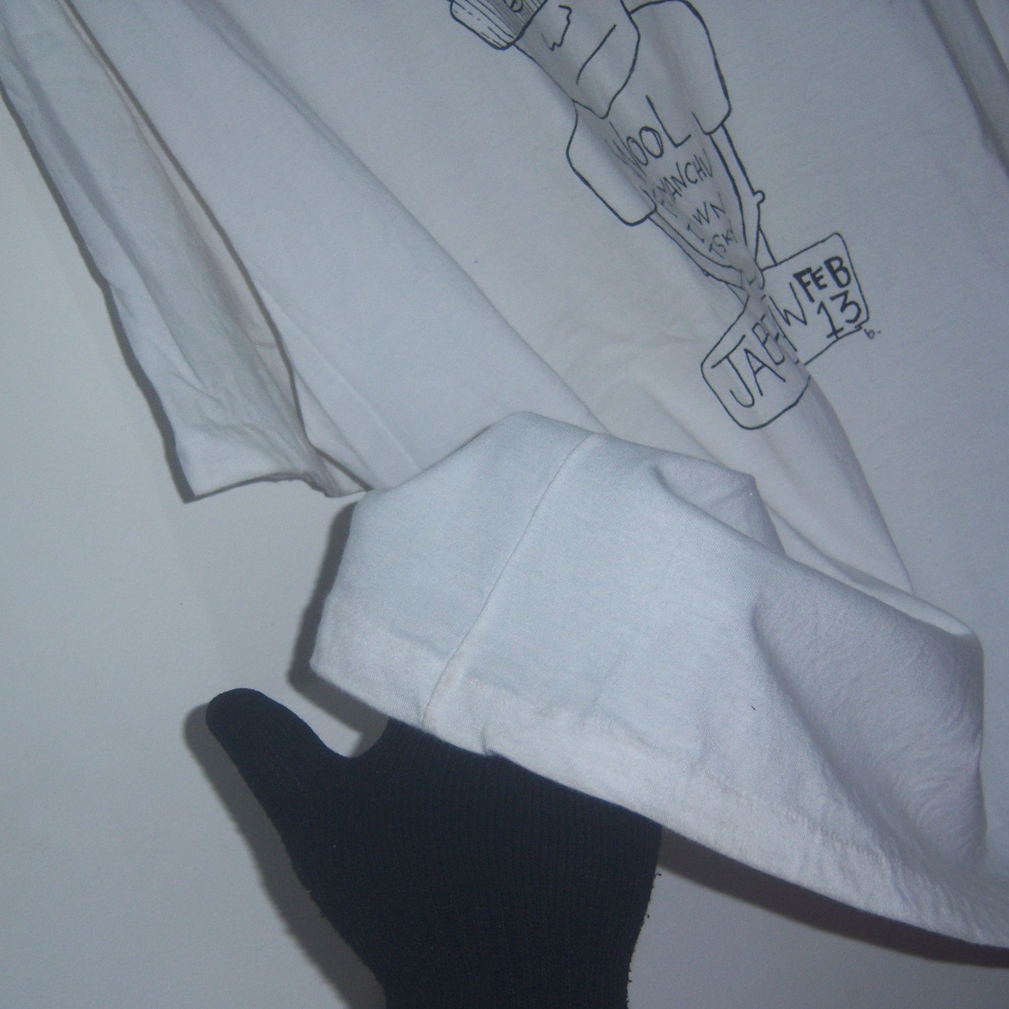 Band Tees × Vintage 90s Wool And Fu Manchu T Shirt / Noise Band Tees Size US XL / EU 56 / 4 - 10 Thumbnail