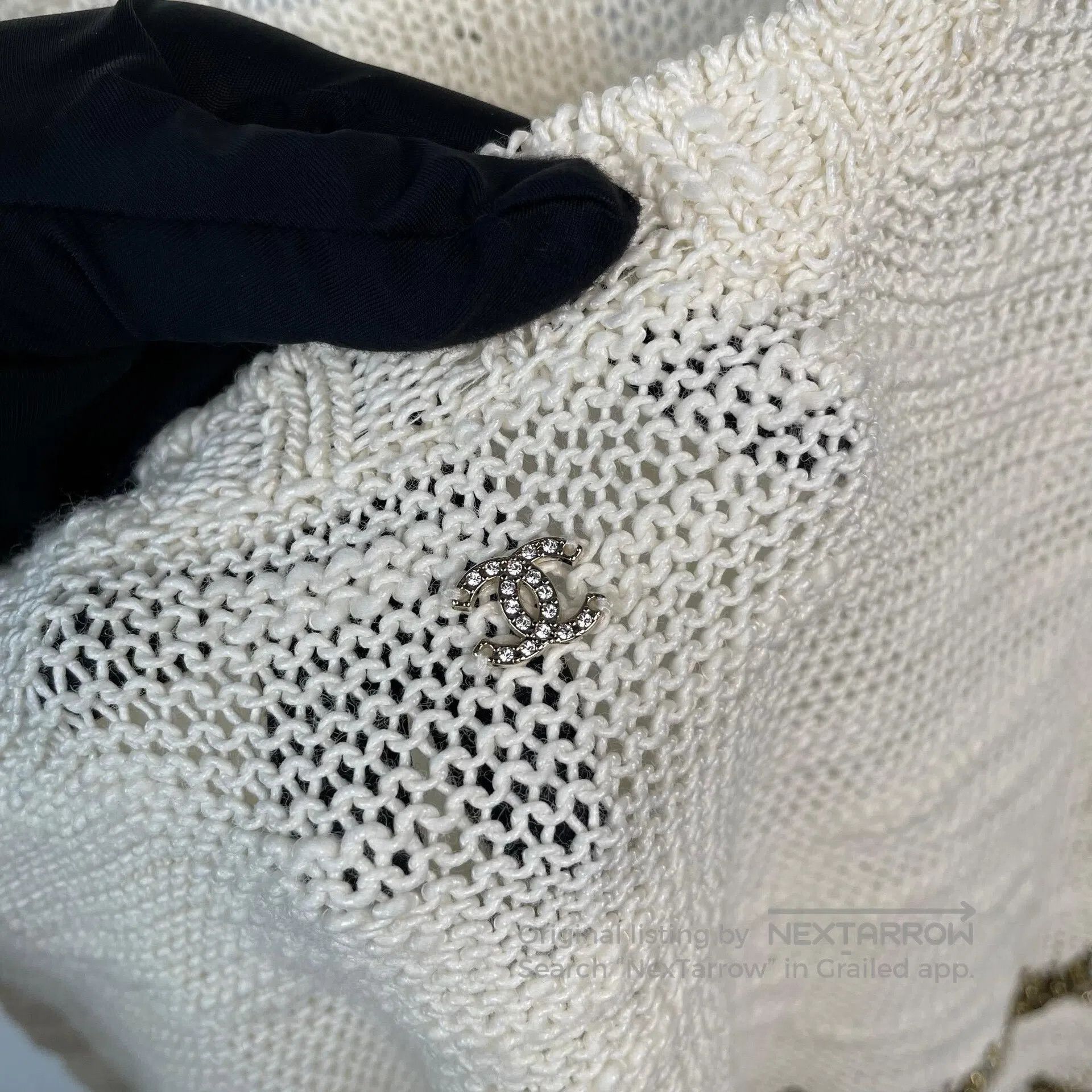 Chanel Chanel Handmade Series White Gold Knit Vest| Size XS / US 0-2 / IT 36-38 - 4 Thumbnail