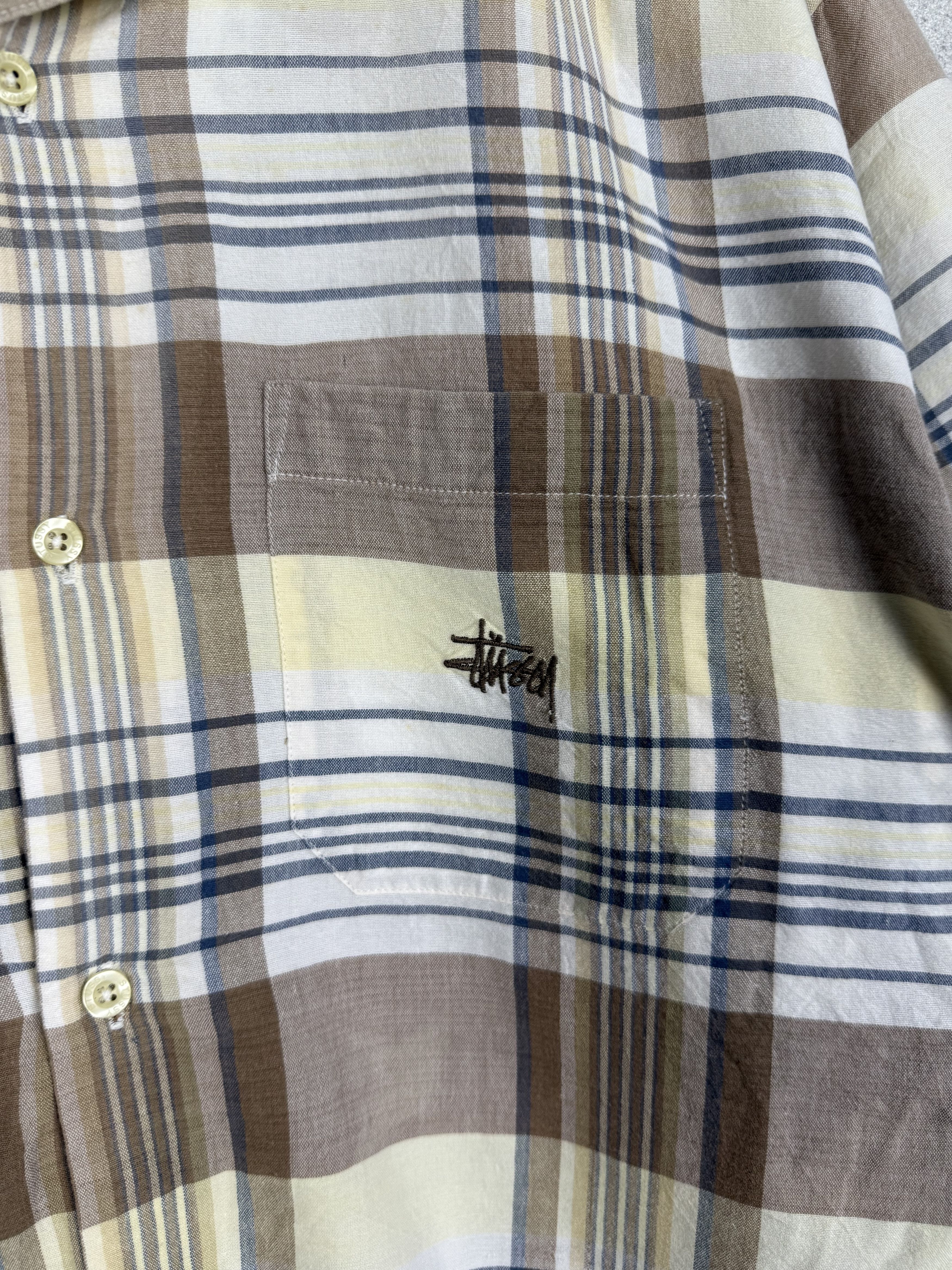 Stussy Vintage Stussy Plaid Shirt Size US L / EU 52-54 / 3 - 4 Thumbnail