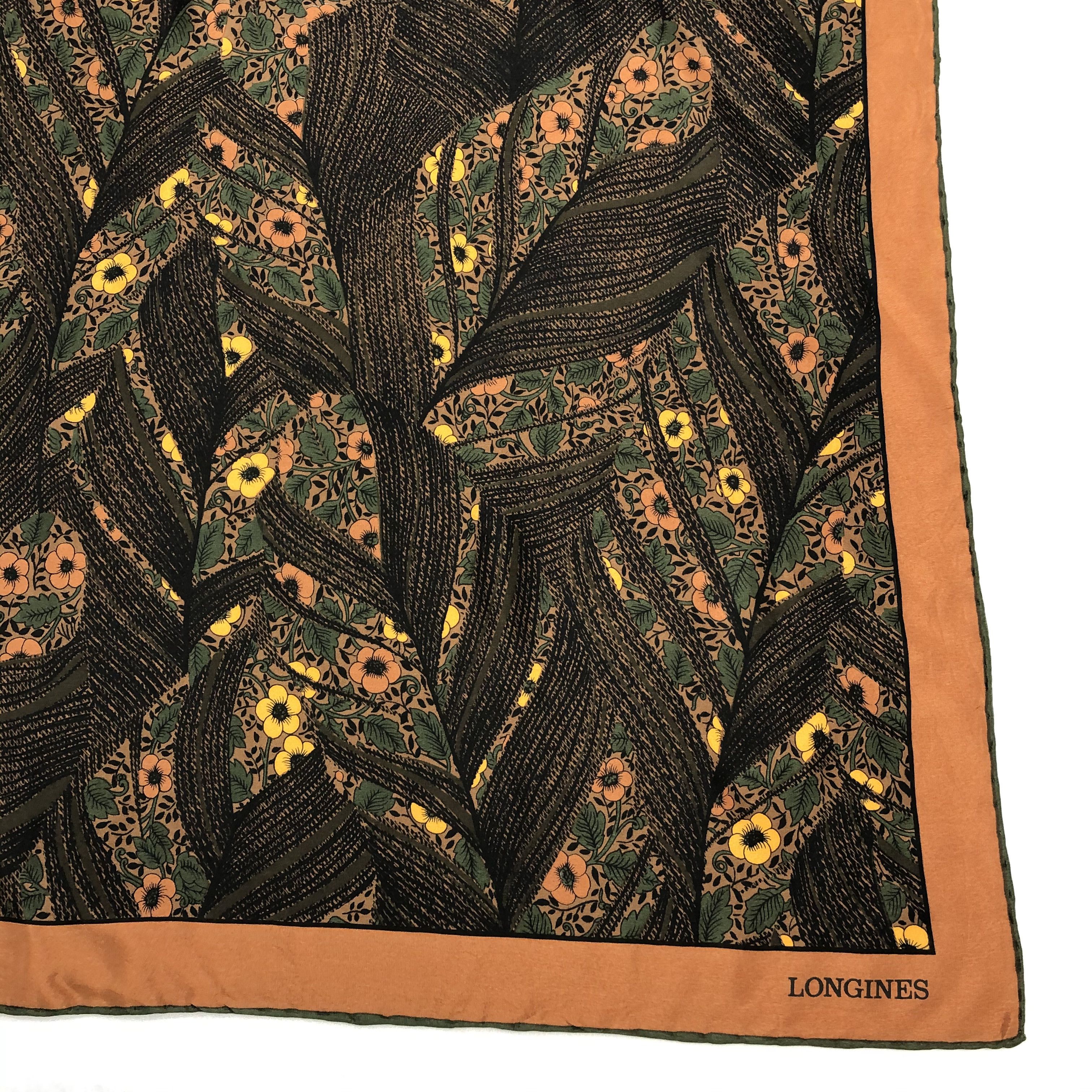 Longines Vintage Longines Silk Scarf Size ONE SIZE - 4 Thumbnail