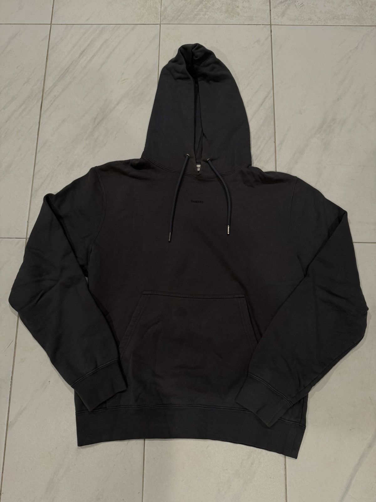 Sandro Sandro Paris Charcoal Label Hoodie Size US M / EU 48-50 / 2 - 1 Thumbnail