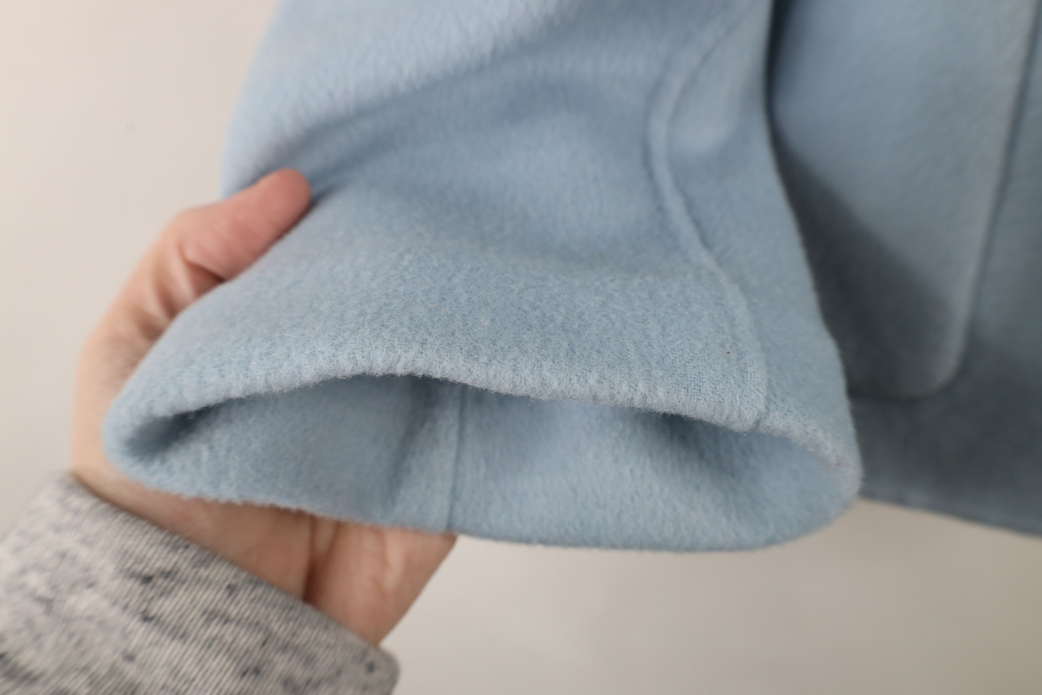 Vintage Vintage 90s Streetwear Wool Open Front Blazer Jacket Blue Size L / US 10 / IT 46 - 6 Thumbnail