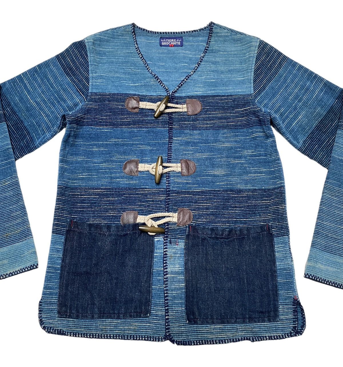 Vintage Vintage Japanese Brand Tigre Brocante Patchwork Jacket 2000s Size US S / EU 44-46 / 1 - 3 Thumbnail