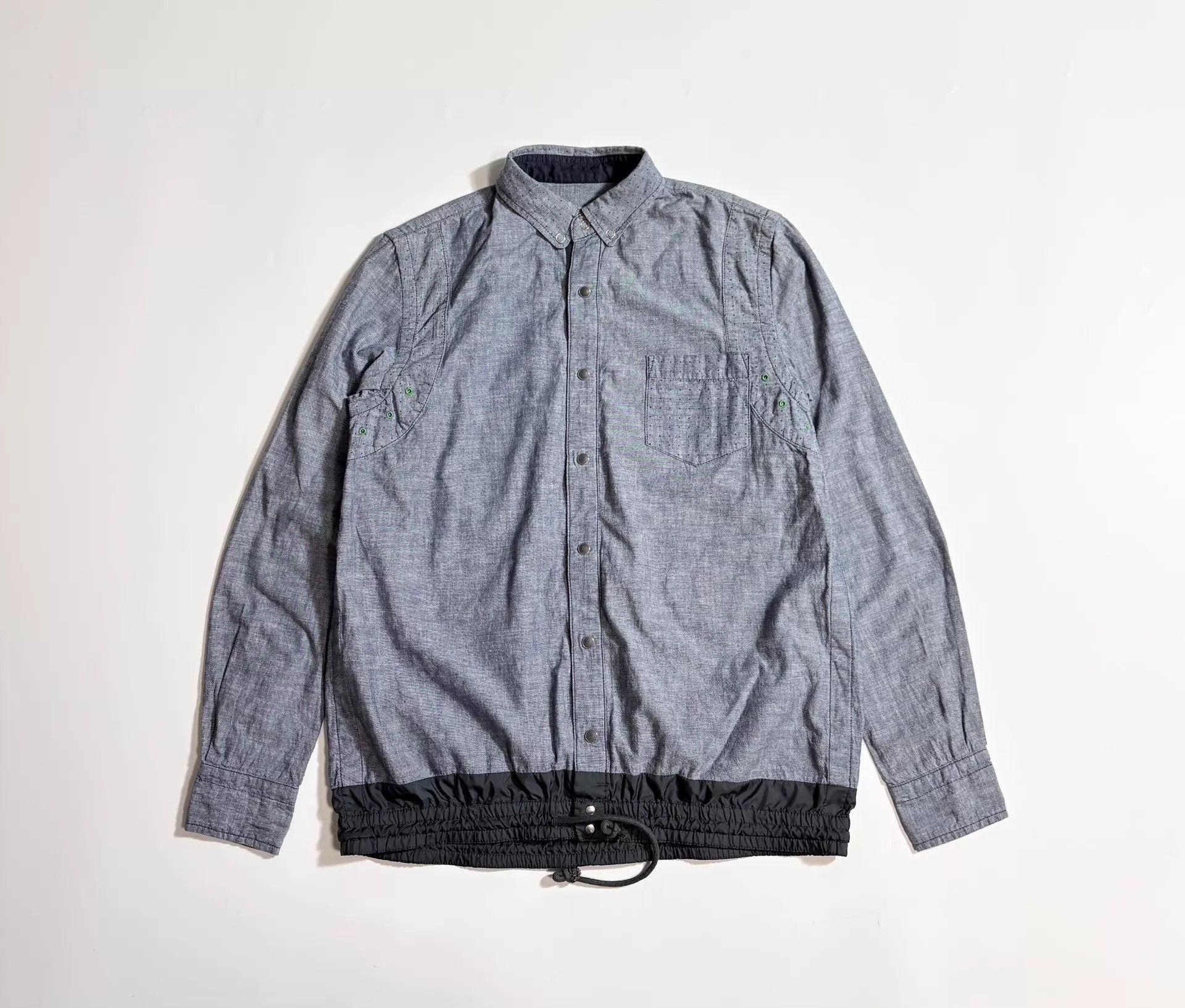 Sacai SACAI Paneled Shirt Size 1 Size US S / EU 44-46 / 1 - 1 Thumbnail