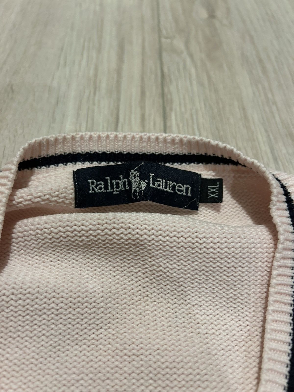 Ralph Lauren Ralph Lauren basic pink pique logo vest Size XXL / US 16-18 / IT 52-54 - 4 Thumbnail