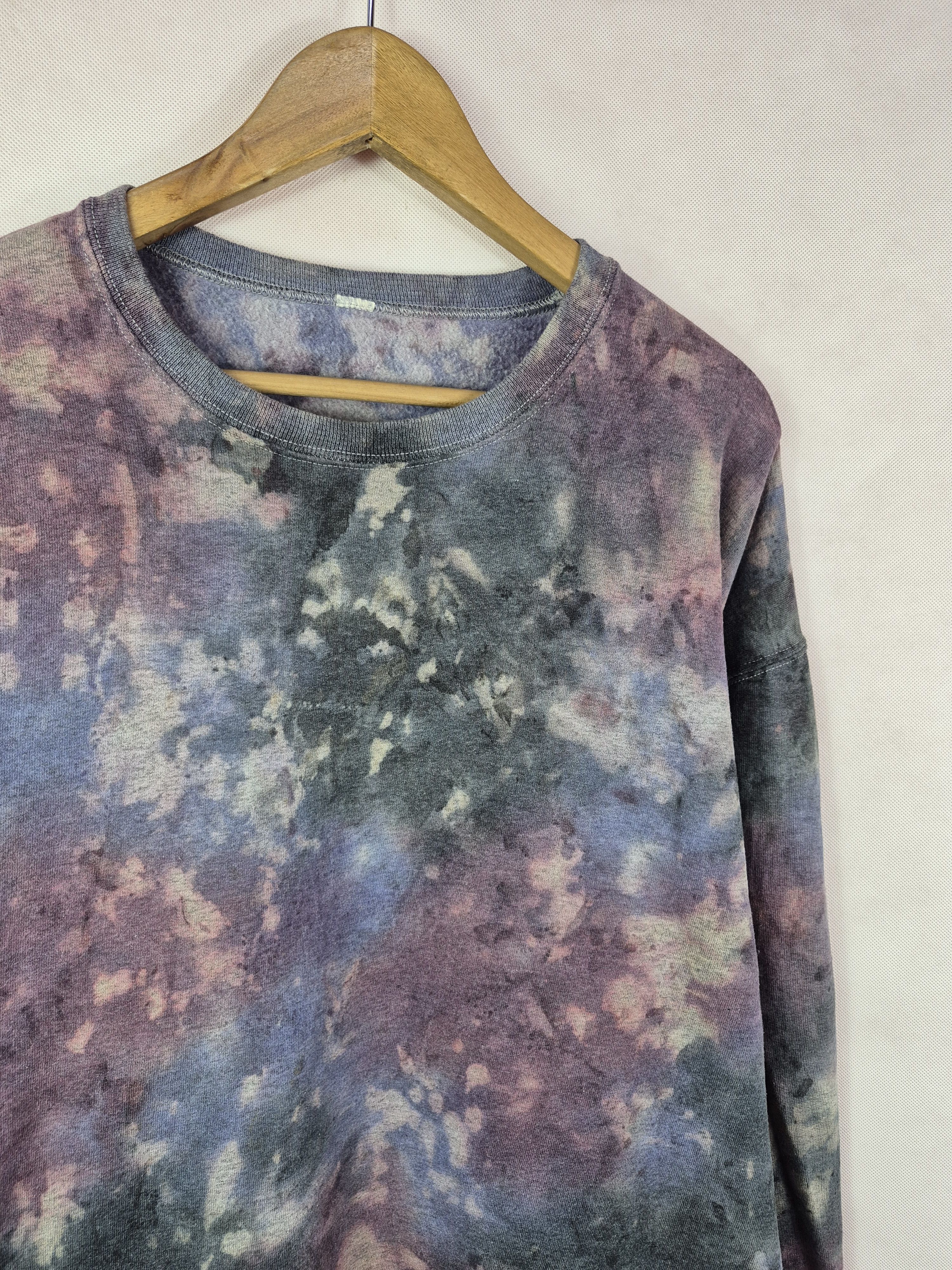 Vintage 🔥 Psychedelic Tie Dye Art Skate Streetwear Sweatshirt Size US XL / EU 56 / 4 - 3 Thumbnail