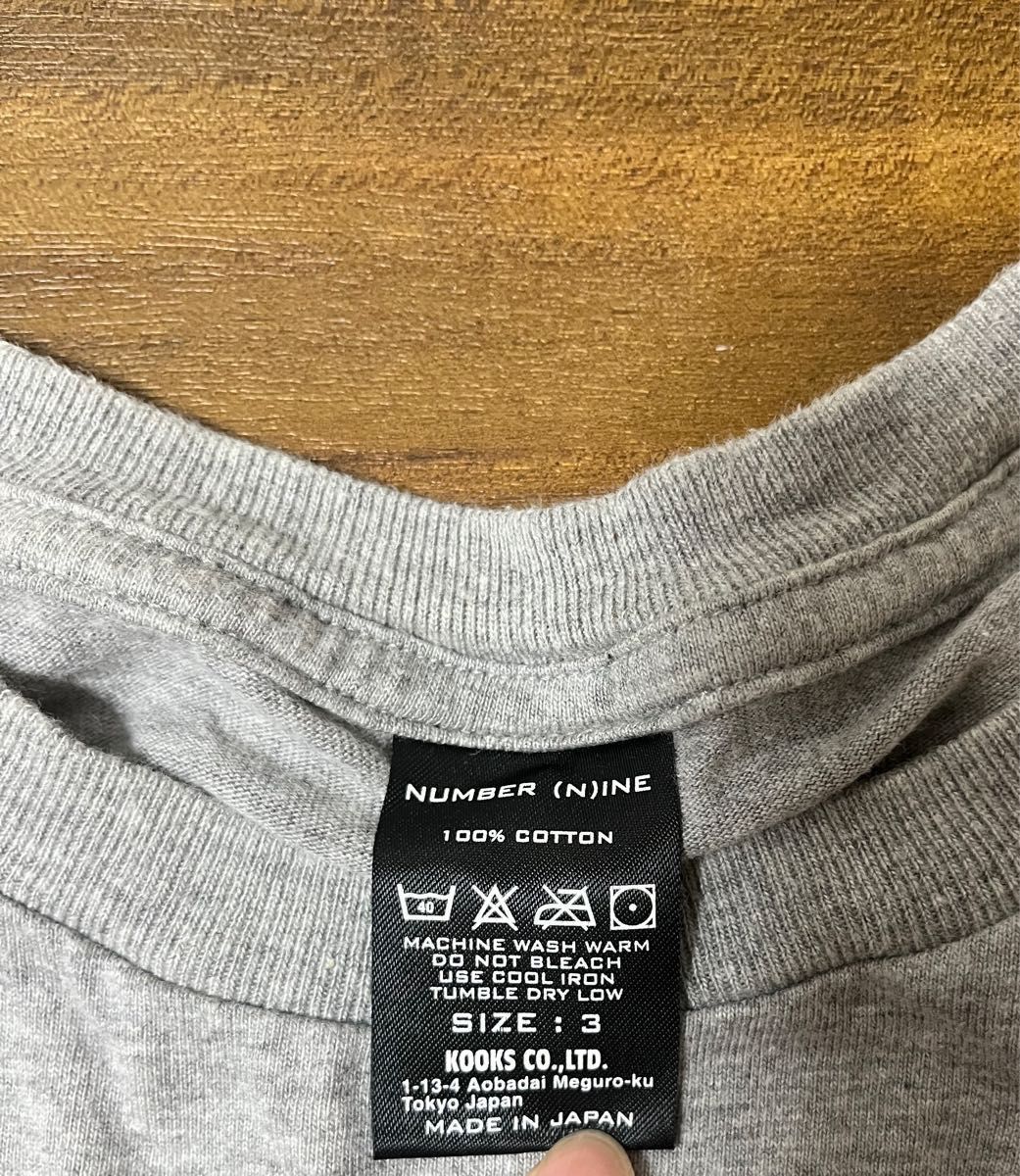 Number (N)ine Logo Tee Shirt Size US L / EU 52-54 / 3 - 5 Thumbnail
