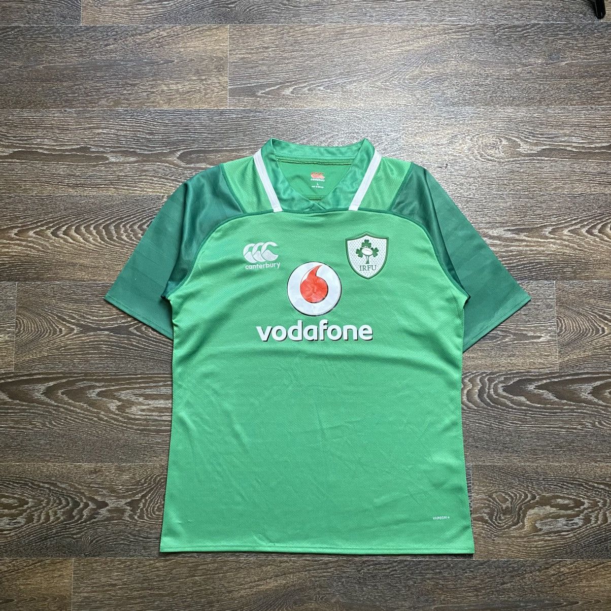 Vintage Canterburry Ireland Rugby Jersey IRFU Size L T shirt Size US L / EU 52-54 / 3 - 1 Thumbnail