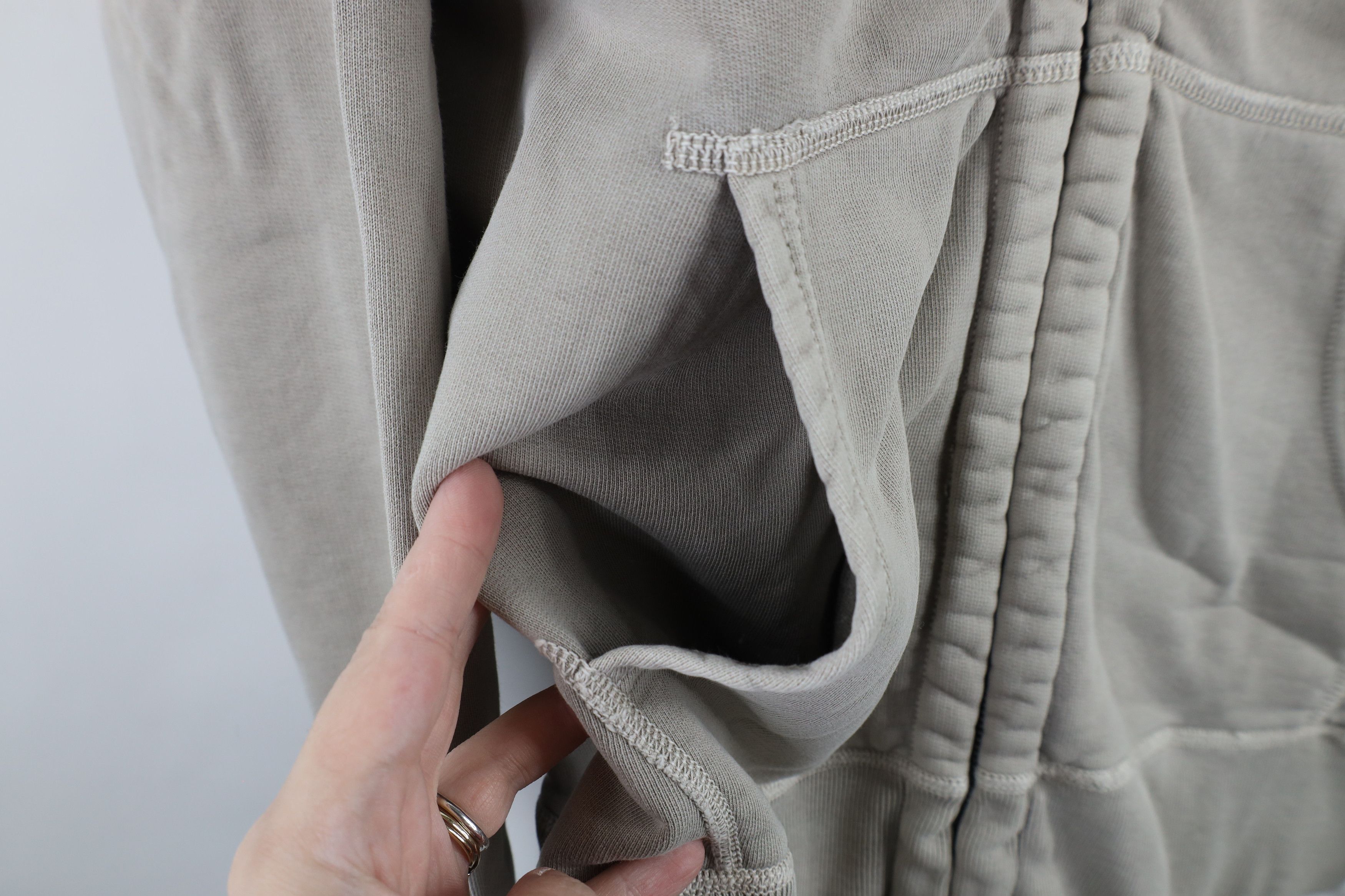 J.Crew × Vintage J Crew Stonewash Vintage Fleece Full Zip Sweatshirt Gray Size US L / EU 52-54 / 3 - 4 Thumbnail