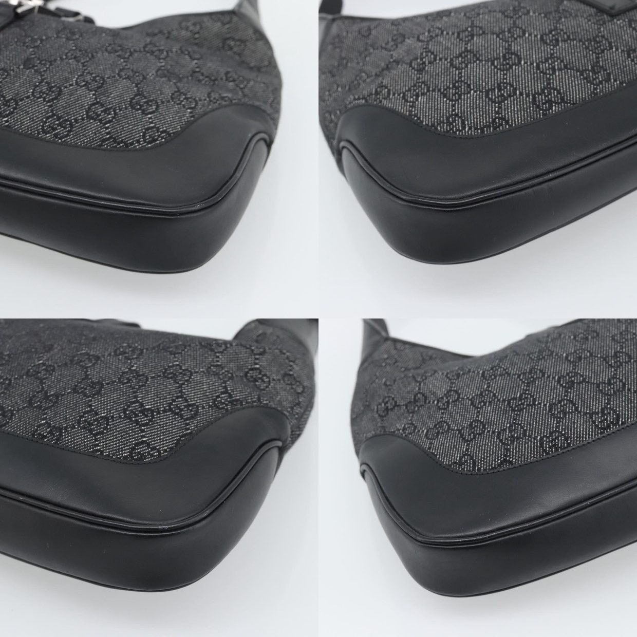 Gucci Gucci GG Canvas Jackie Shoulder Bag Black Size ONE SIZE - 13 Thumbnail
