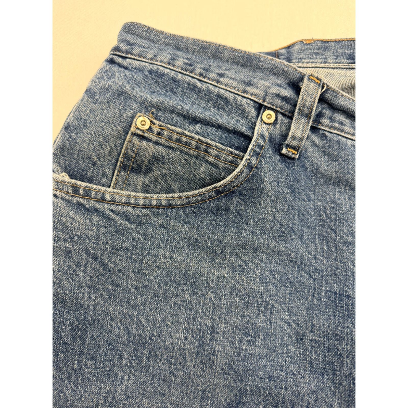 Wrangler VINTAGE WRANGLER MENS JEANS 42X30 RELAXED FIT 5 STAR PREMIUM STRAIGHT LEG 2294 Size US 42 / EU 58 - 2 Thumbnail
