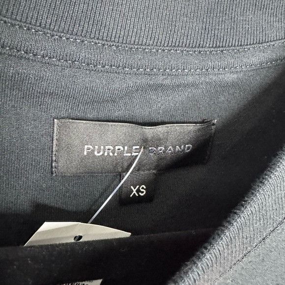 Purple Purple Brand Focus T-Shirt Black Graphic Men’s XS Size US XS / EU 42 / 0 - 3 Thumbnail