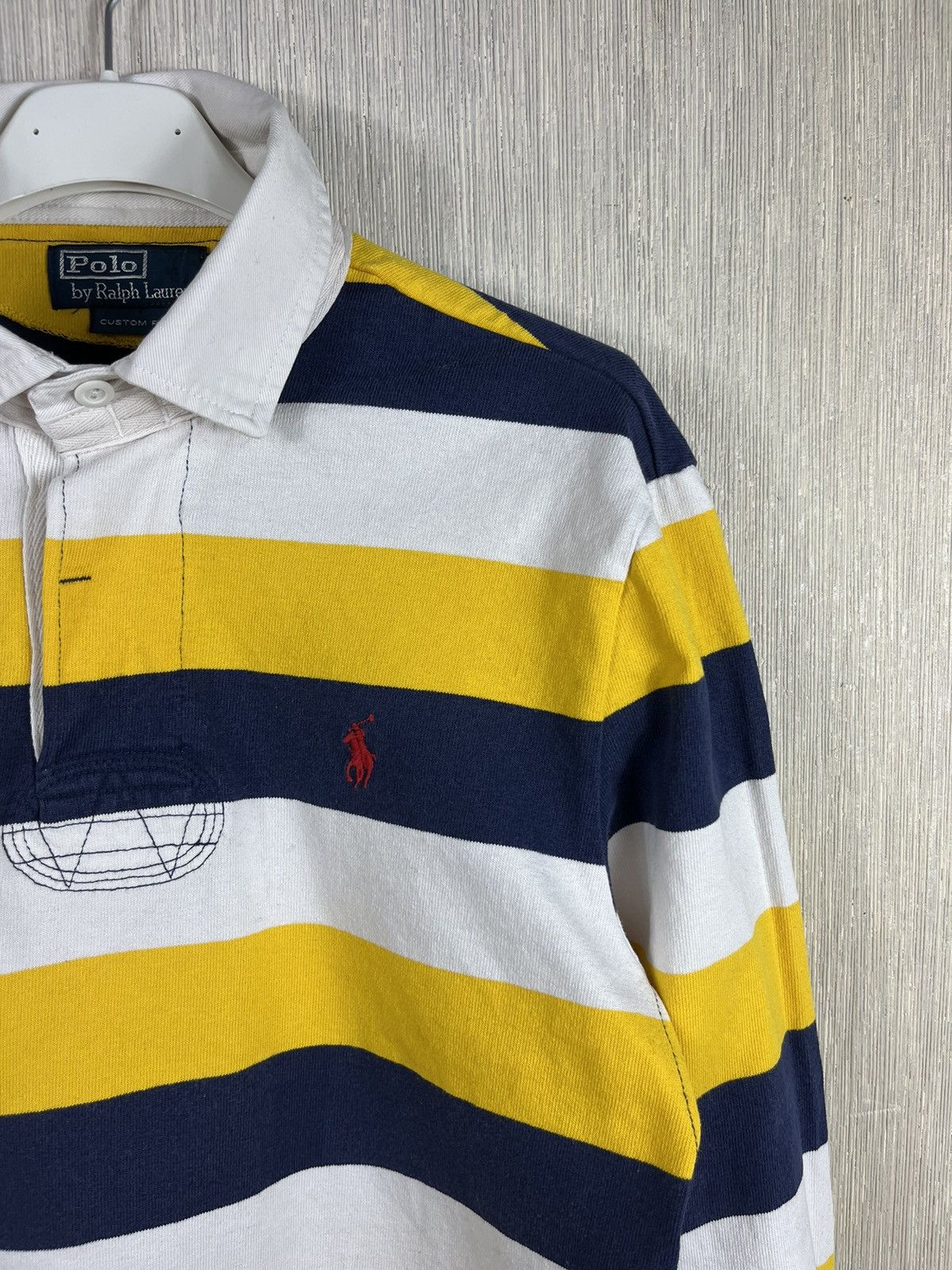 Polo Ralph Lauren × Ralph Lauren × Vintage Vintage 90s Polo Ralph Lauren rugby striped y2k long sleeve Size US S / EU 44-46 / 1 - 3 Thumbnail