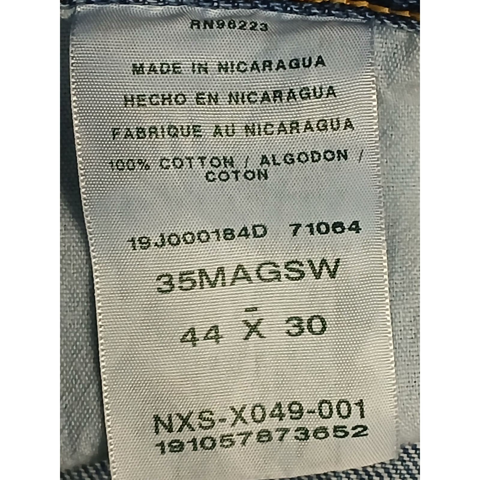 Other Magellan (44x30) Men's Straight Leg Blue Denim Jeans Size US 44 / EU 60 - 7 Thumbnail