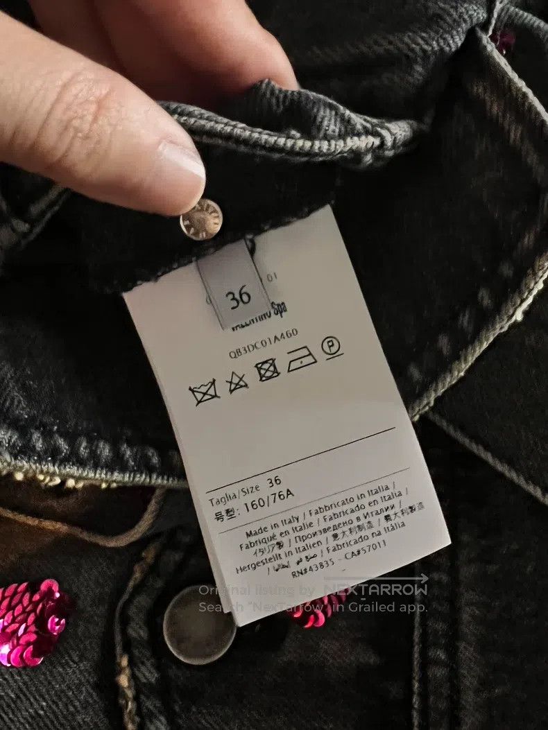 Valentino Valentino Denim jacket Size US XXS / EU 40 - 4 Thumbnail