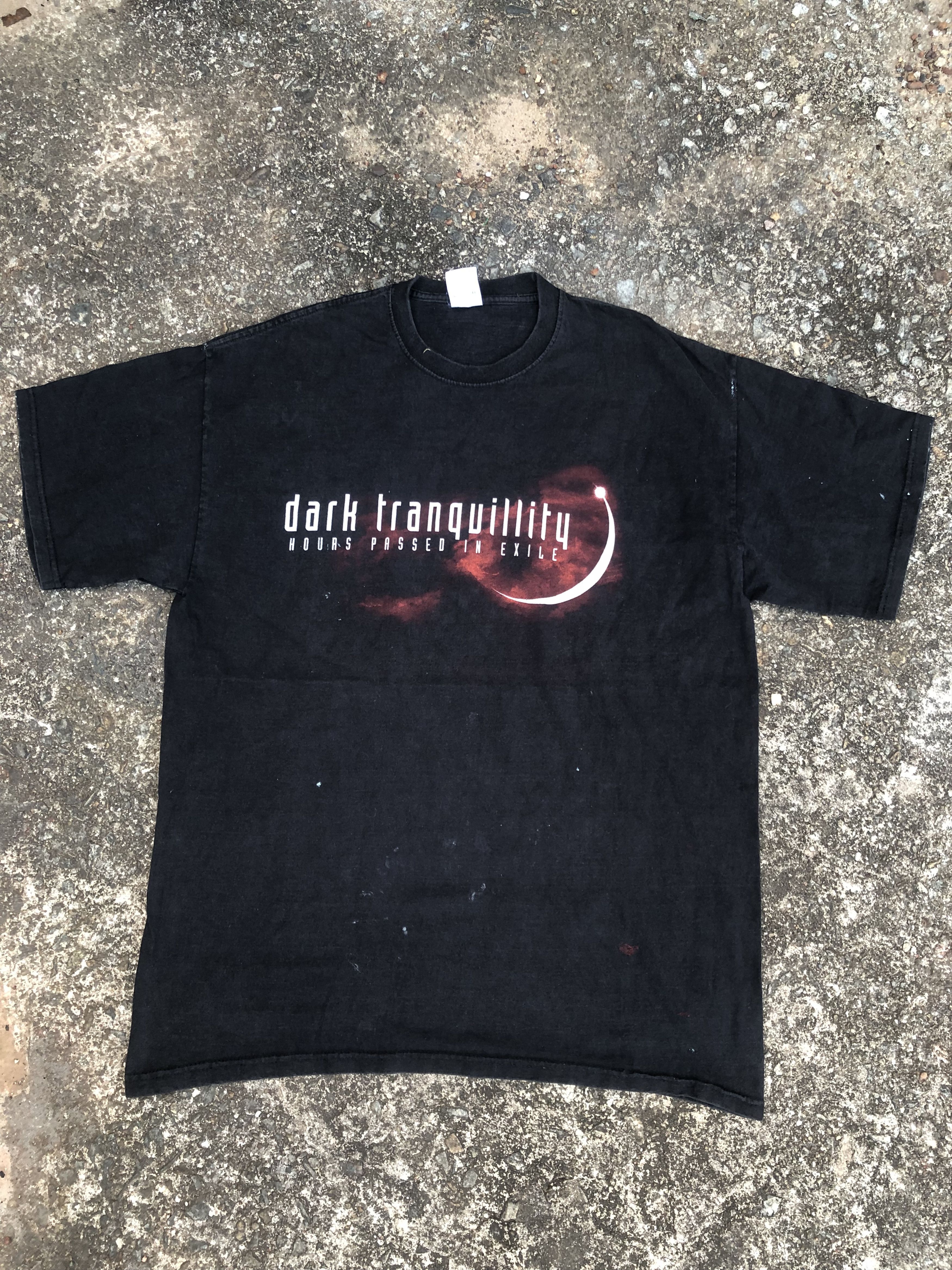 Vintage 🔥Vtg Y2K DARK TRANQUILLITY Hours Passed Metal Band T-Shirt Size US L / EU 52-54 / 3 - 3 Thumbnail