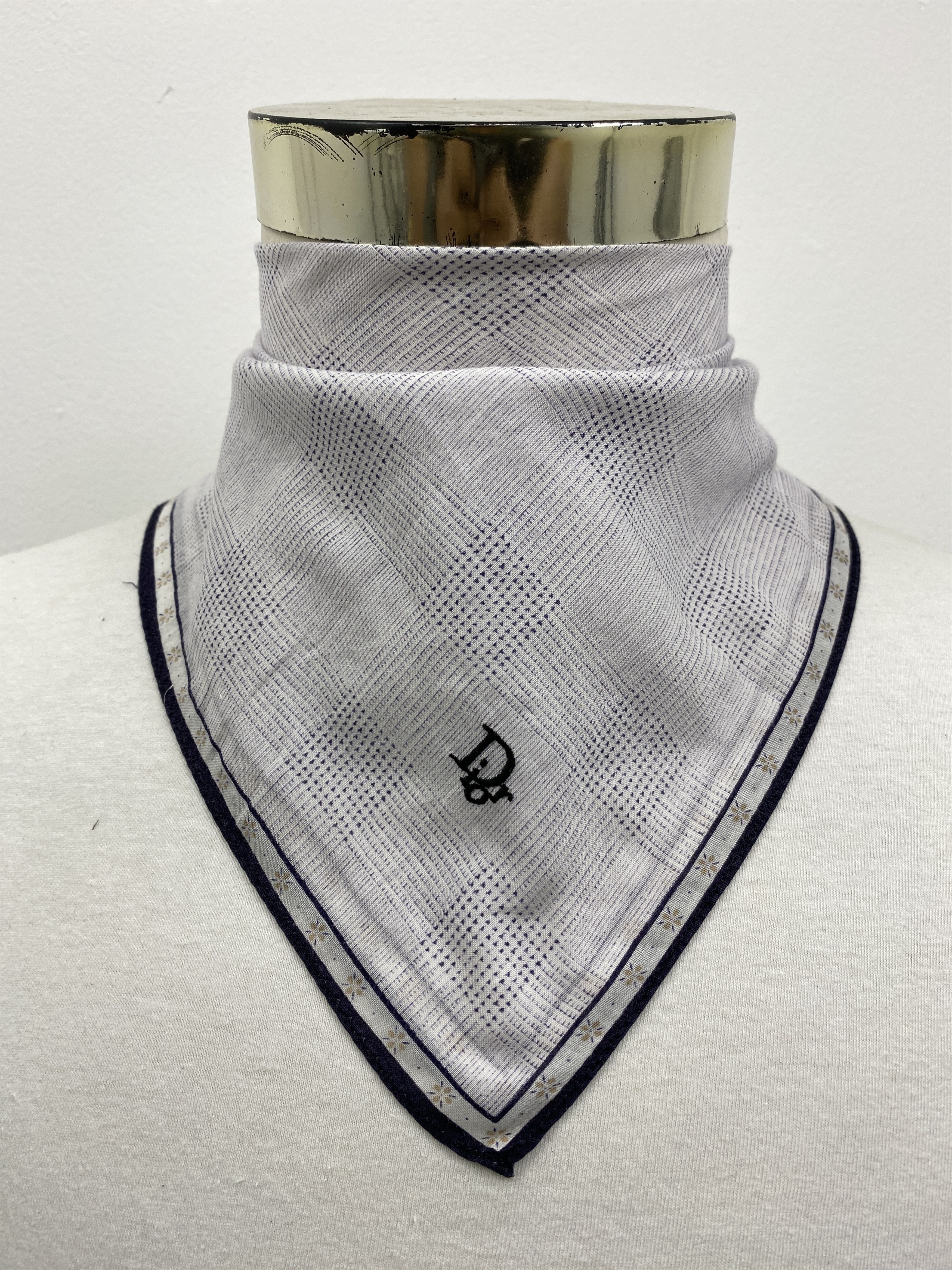 Christian Dior Monsieur Christian Dior Bandana / Handkerchief / Neckerchief HKC0390 Size ONE SIZE - 1 Thumbnail