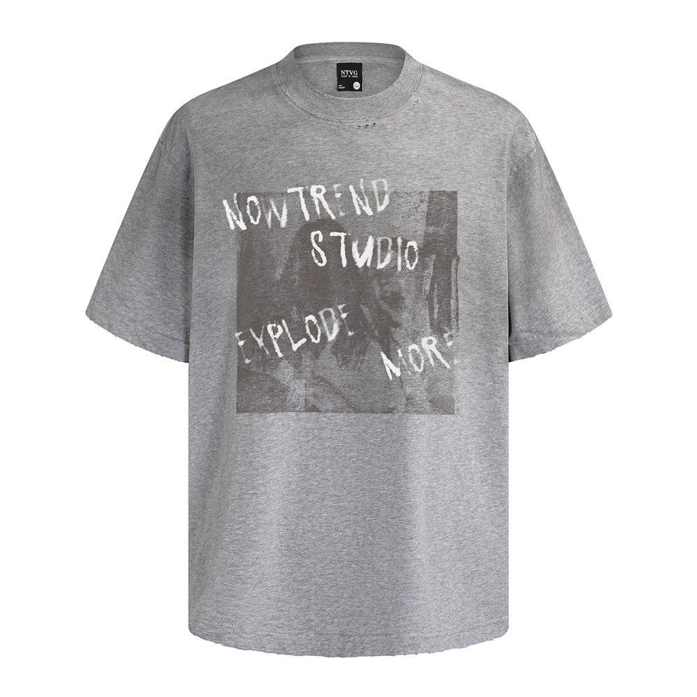 Japanese Brand Vintage character distressed and dirty loose cotton T-shirt Size US M / EU 48-50 / 2 - 1 Thumbnail