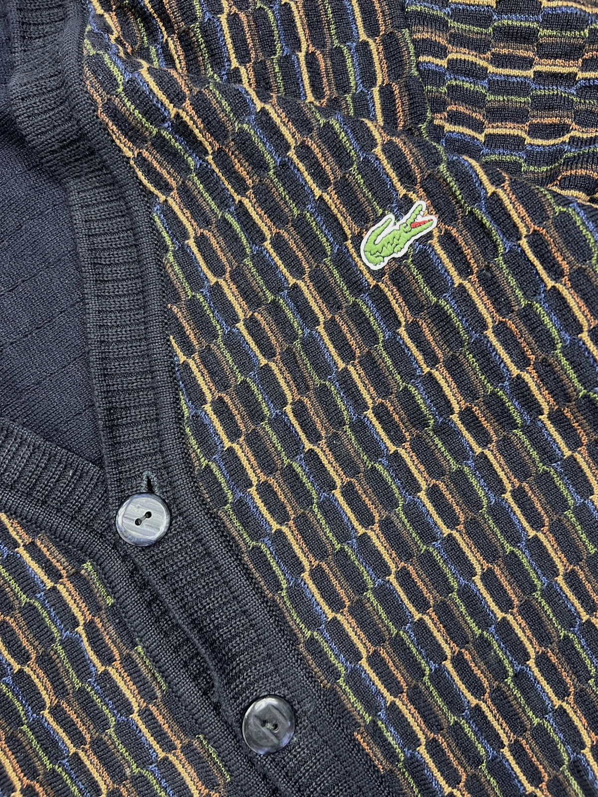 Lacoste Unique Lacoste Small Logo Cardigan Size US XL / EU 56 / 4 - 2 Thumbnail