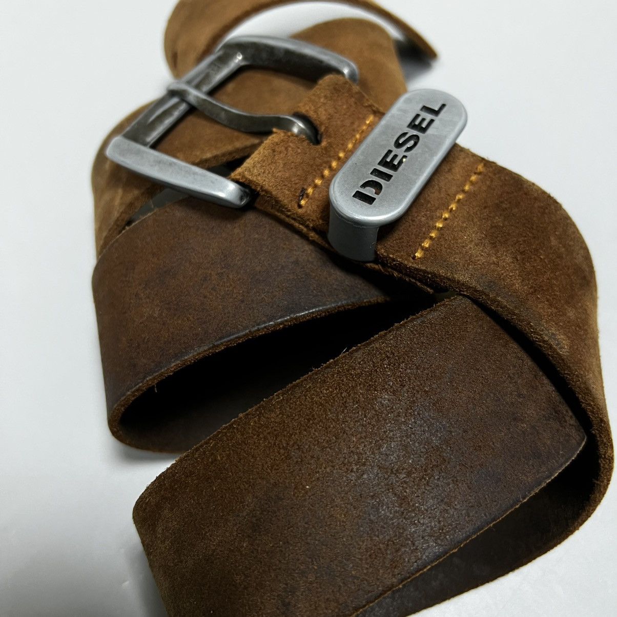 Diesel Vintage Diesel Leather Belt Made in Italy Size ONE SIZE - 4 Thumbnail