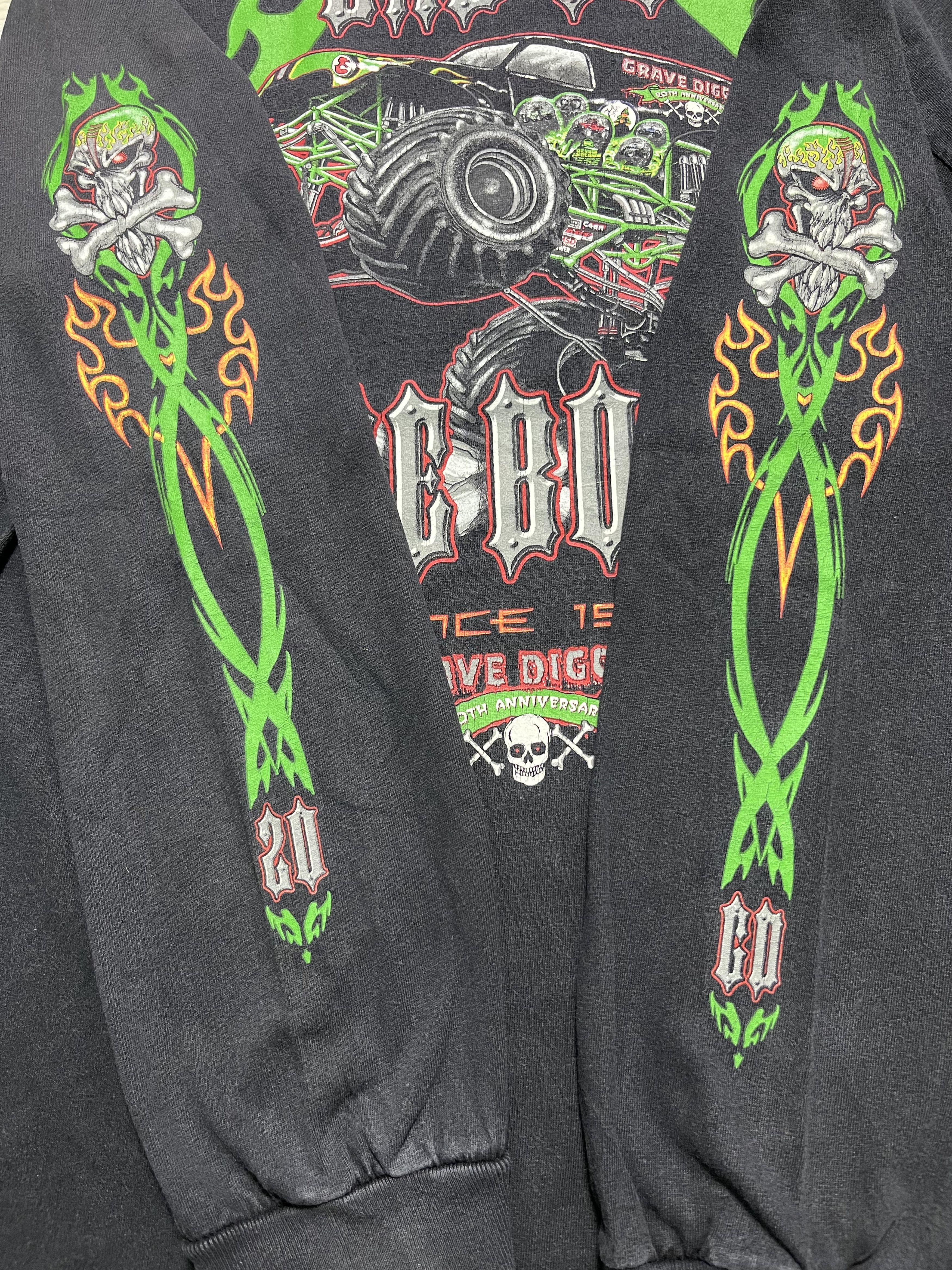 Vintage Vintage Grave Digger Longsleeve Size US XL / EU 56 / 4 - 6 Thumbnail