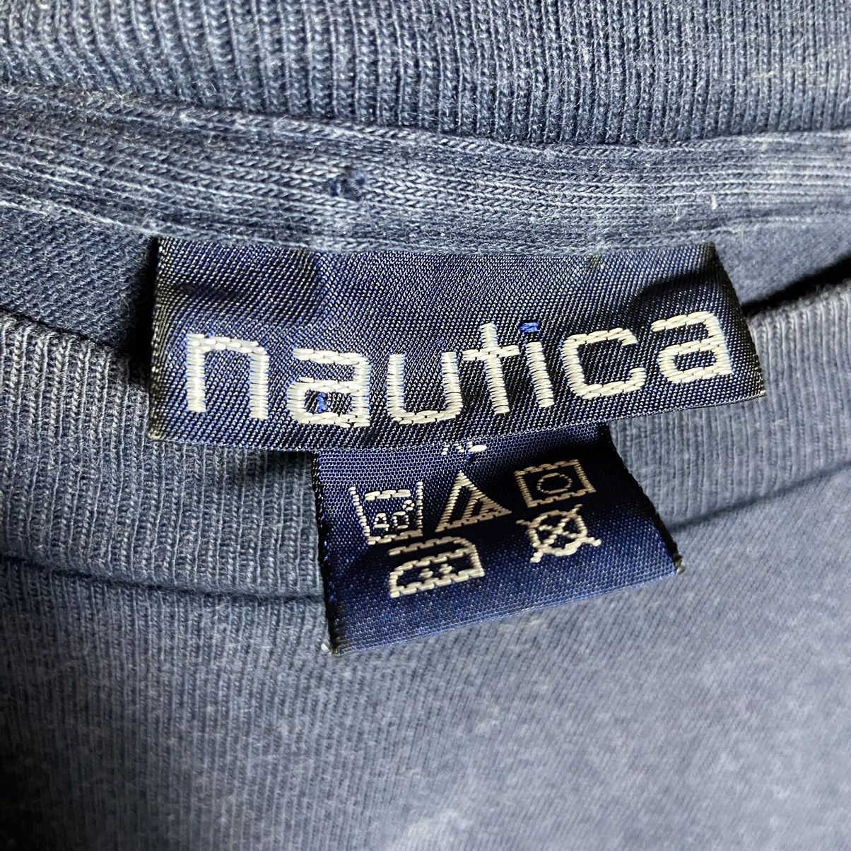 Nautica × Vintage Vintage 90s Nautica Sailing Gear Flag Distressed T-Shirt Size US XL / EU 56 / 4 - 5 Thumbnail