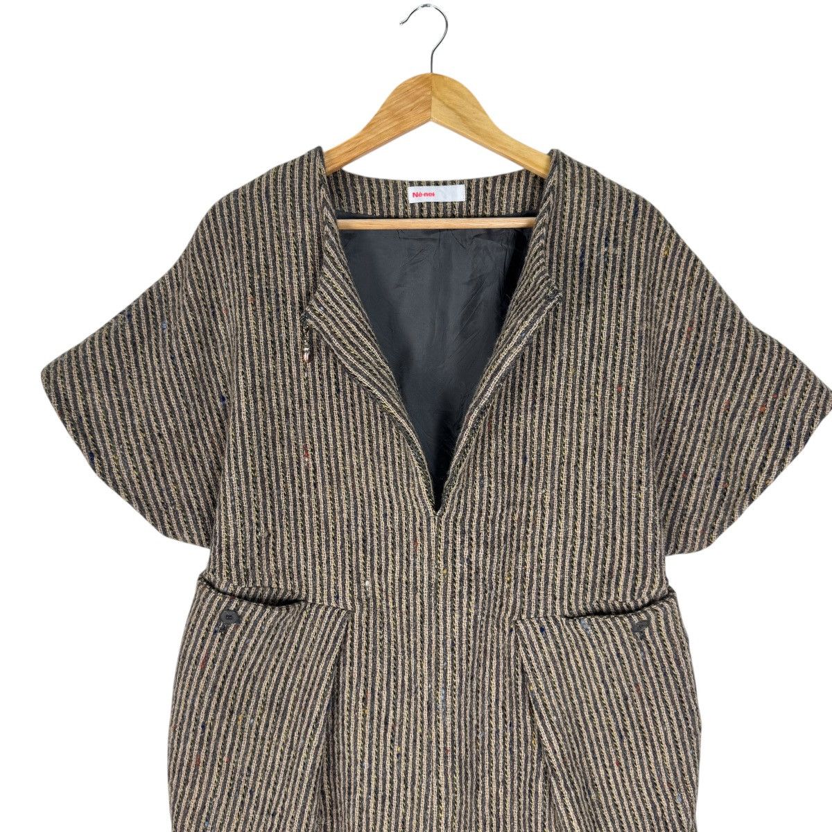 Ne-Net 🌟NE NET ISSEY MIYAKE JUMPSUIT STRIPED JACKET Size M / US 6-8 / IT 42-44 - 2 Thumbnail